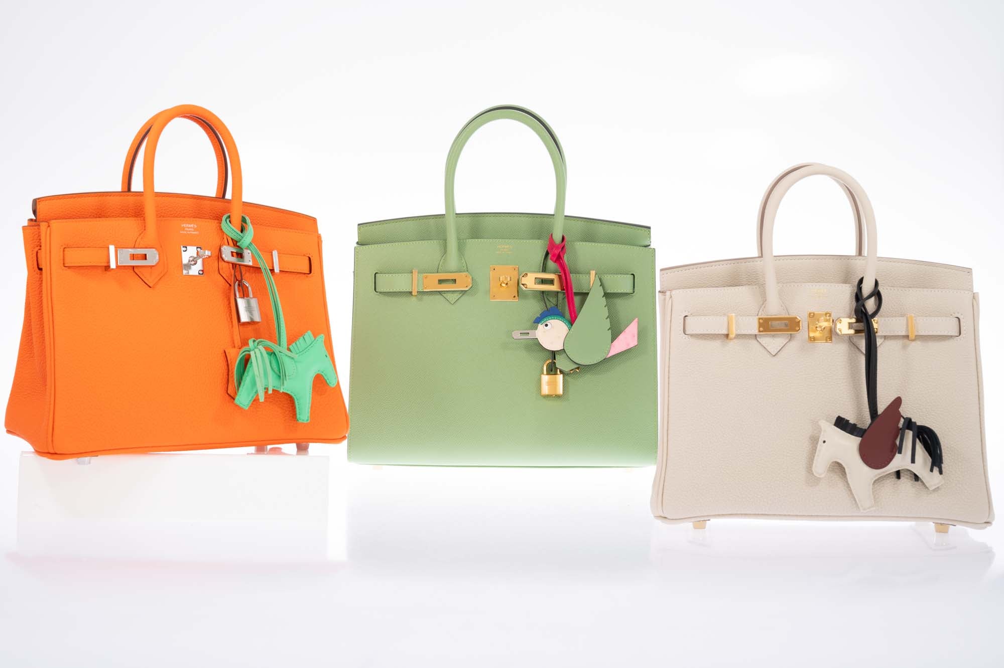 Hermès Birkin 25 Orange Minium Togo Palladium Hardware