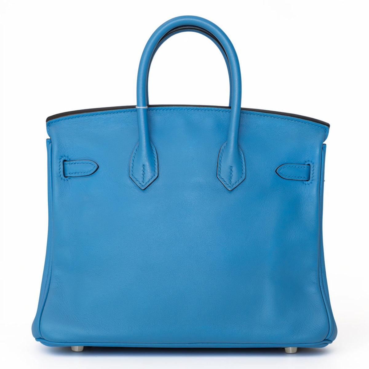 Hermès Birkin 25 Retourne Bleu Frida Swift Palladium Hardware