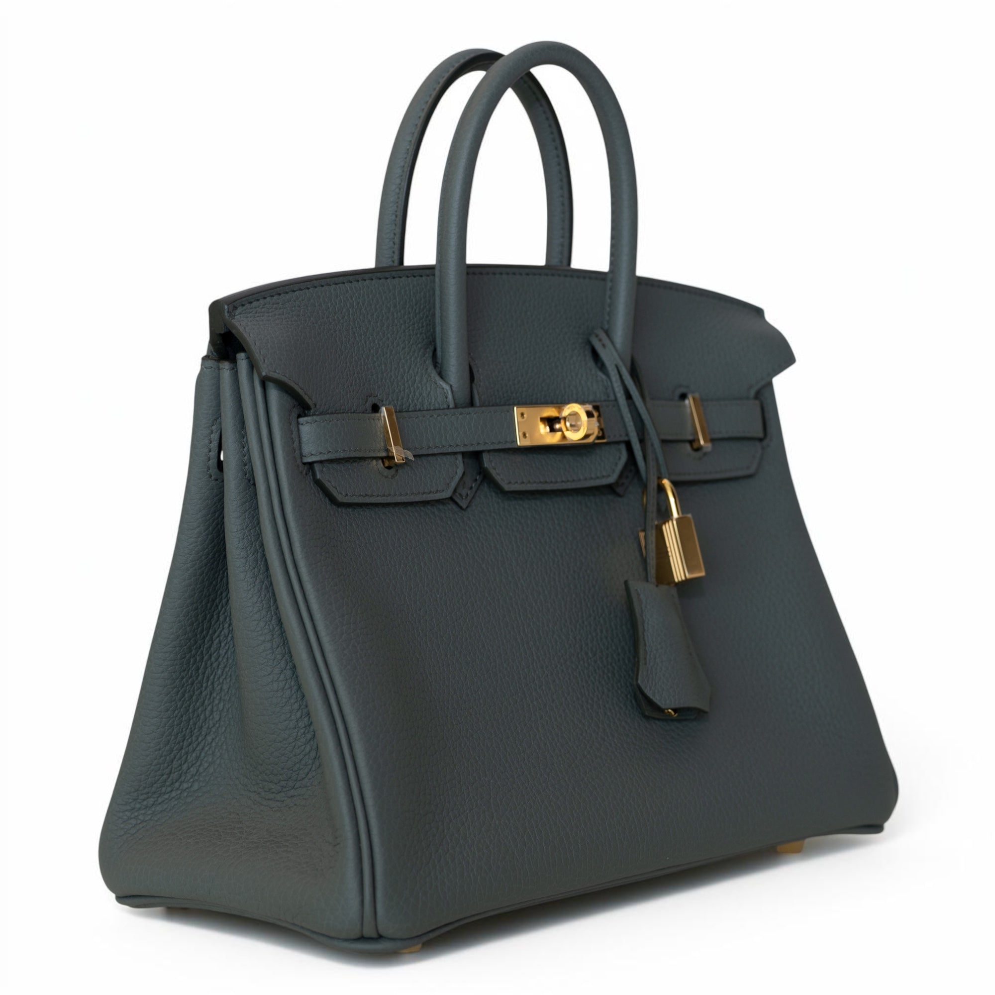 Hermès Birkin 25 Retourne Vert Amande Togo Gold Hardware