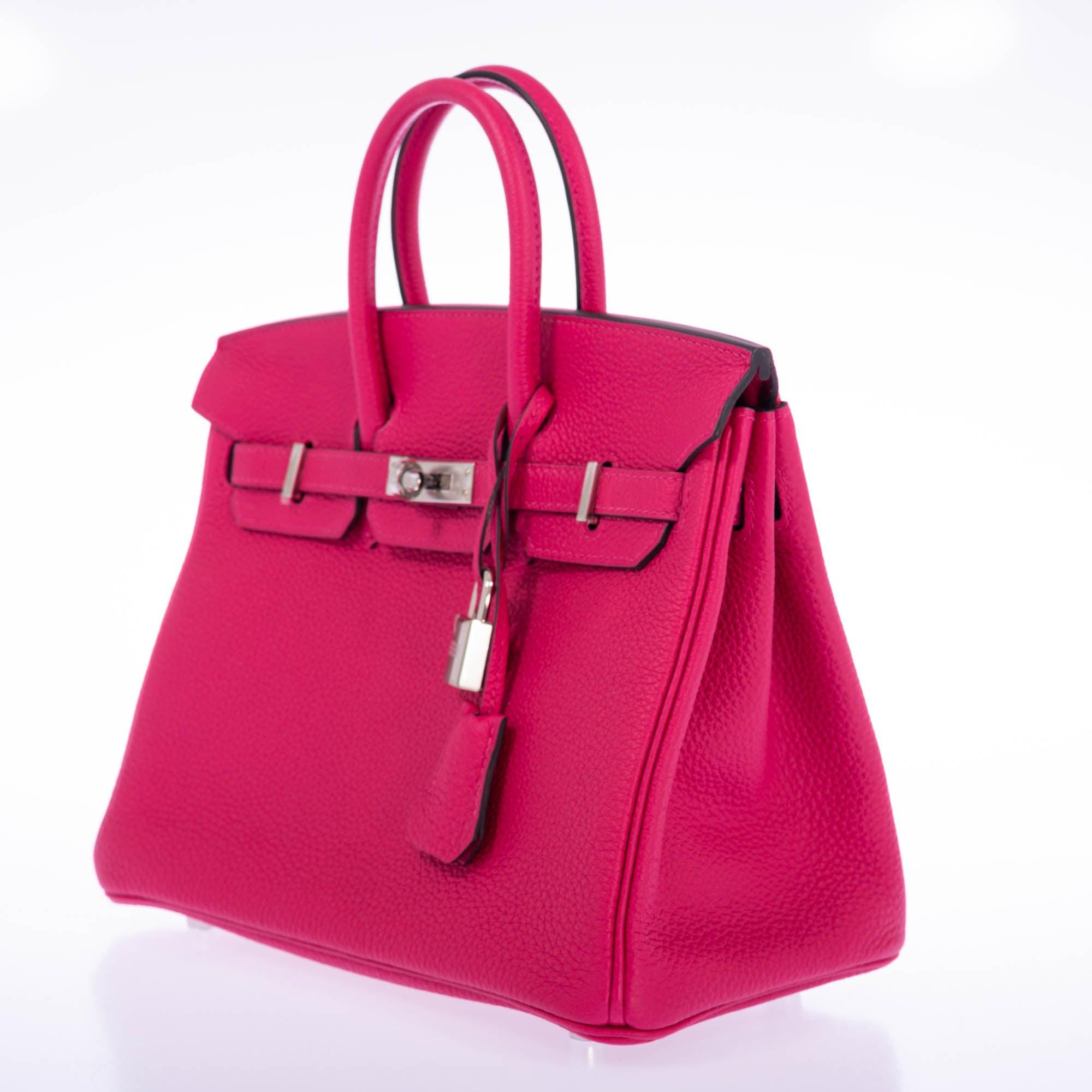 Hermès Birkin 25 Rose Mexico Togo Palladium Hardware