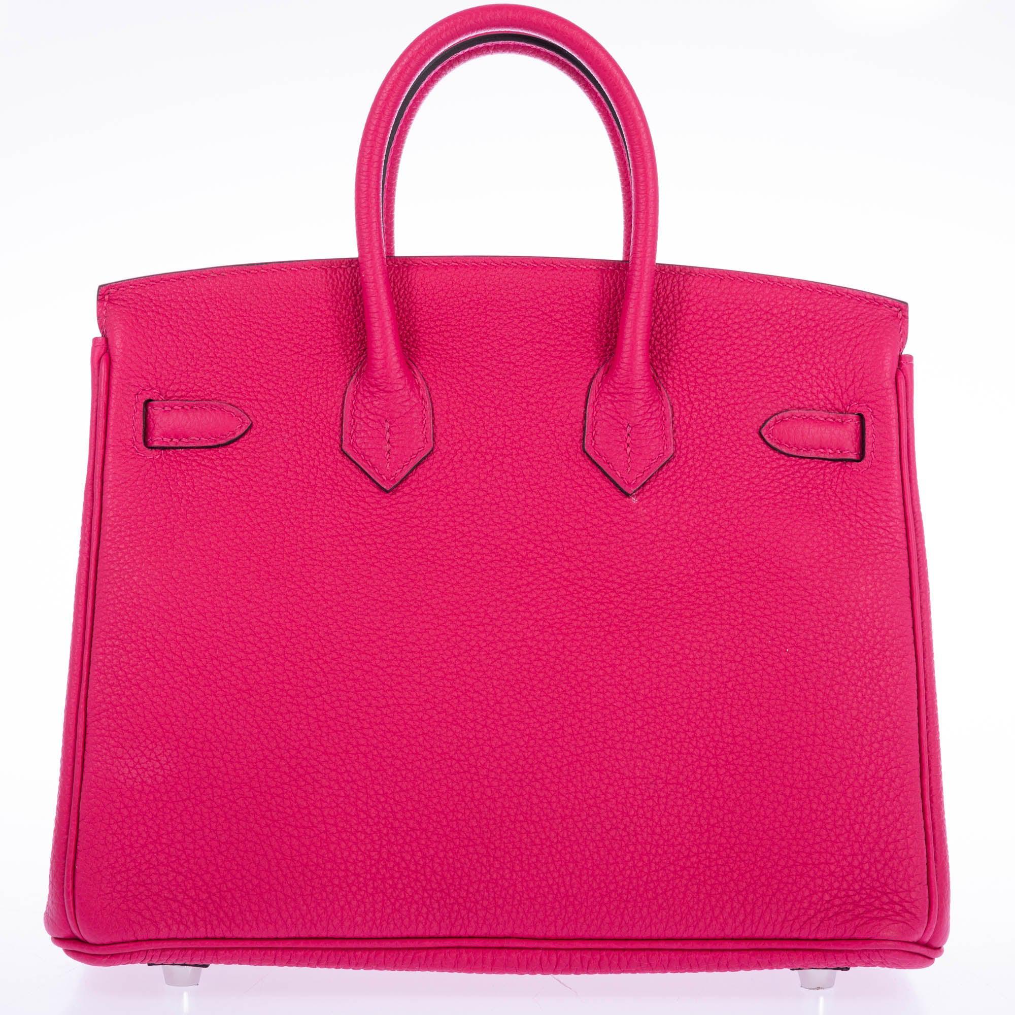 Hermès Birkin 25 Rose Mexico Togo Palladium Hardware