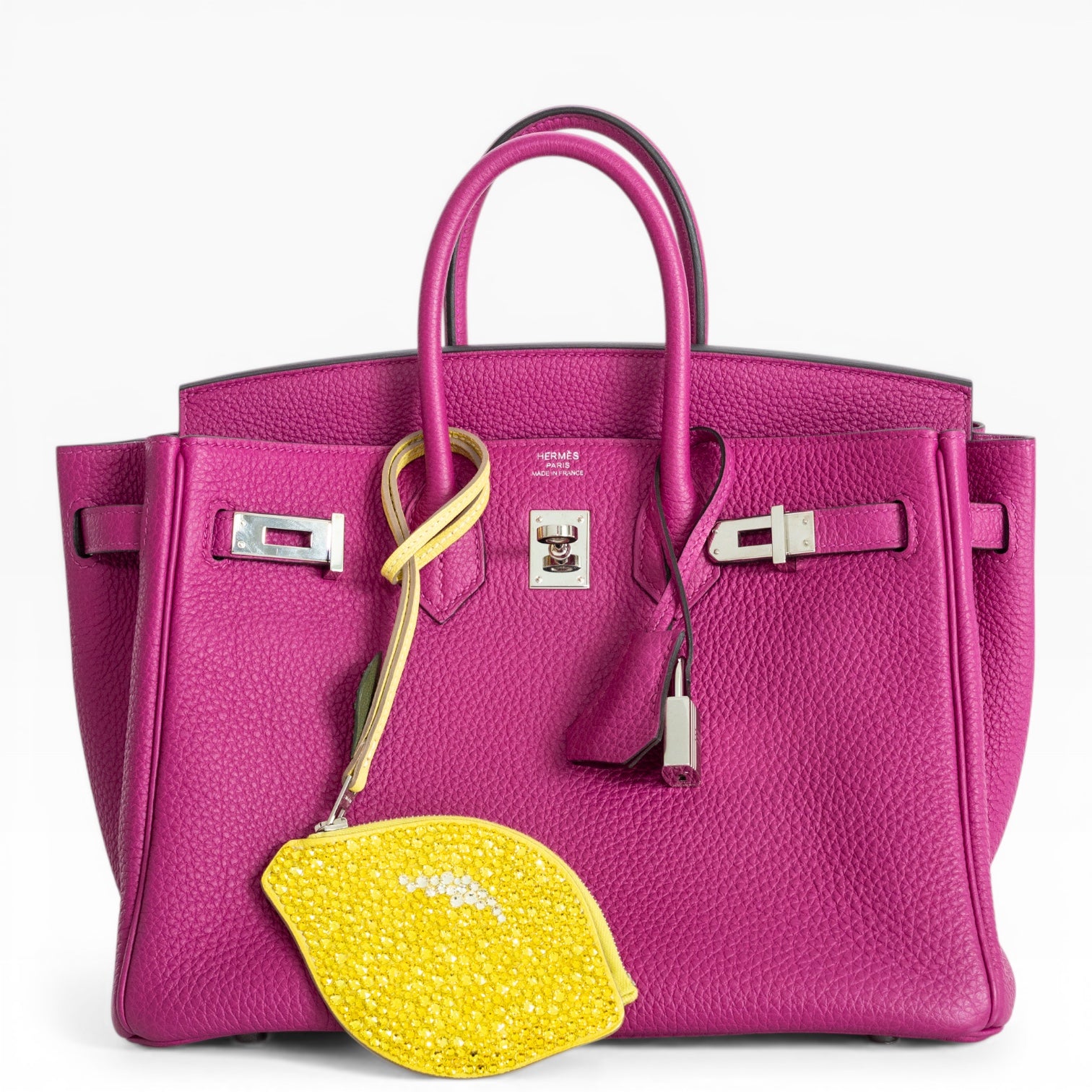 Hermès Birkin 25 Rose Pourpre Togo Palladium Hardware | JANEFINDS