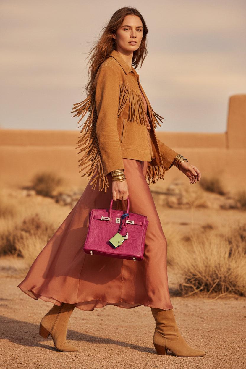 Hermès Birkin 25 Rose Pourpre Togo Palladium Hardware | JANEFINDS