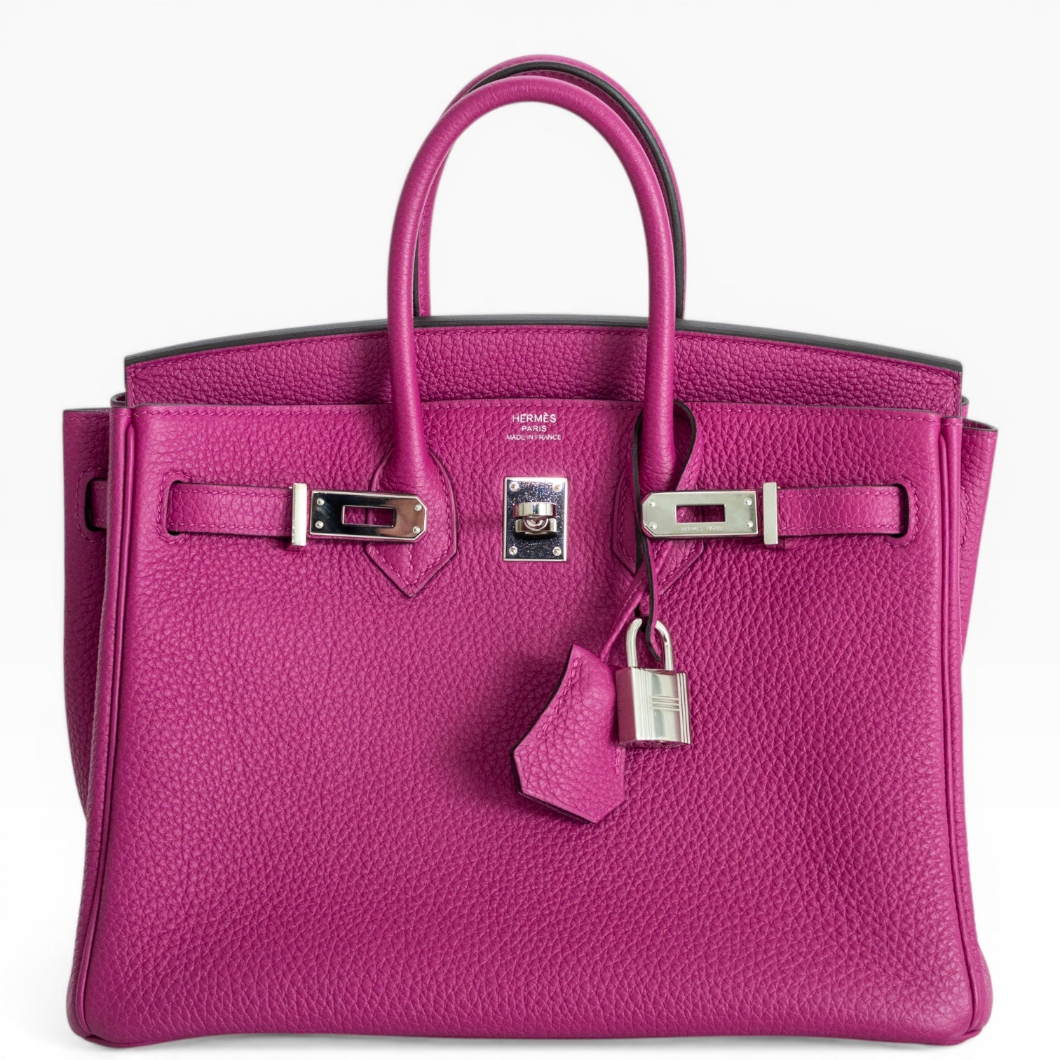 Hermès Birkin 25 Rose Pourpre Togo Palladium Hardware | JANEFINDS