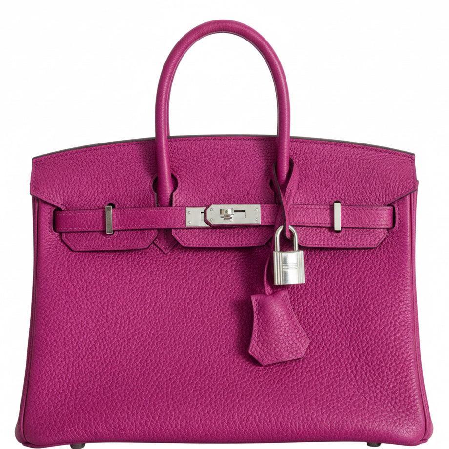 Hermès Birkin 25 Rose Pourpre Togo Palladium Hardware | JANEFINDS