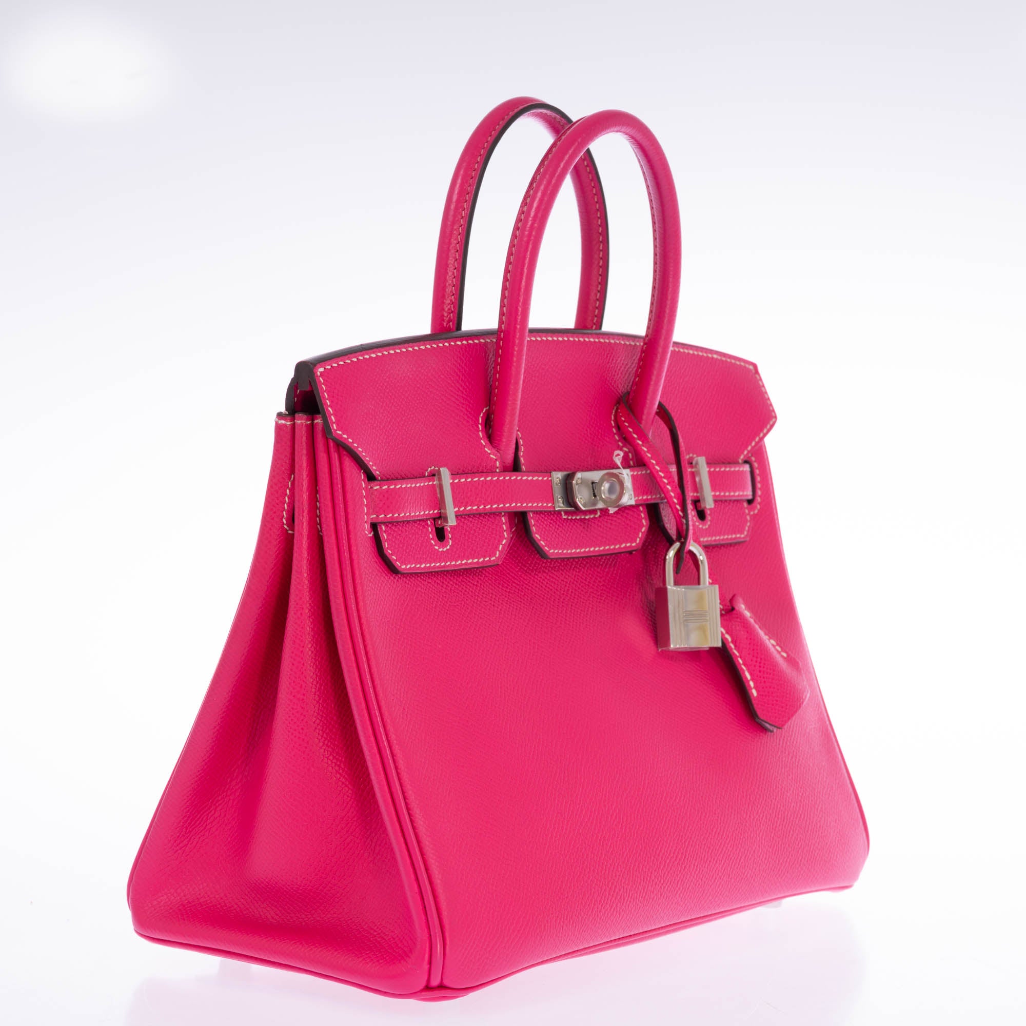 Hermès Birkin 25 Rose Tyrien Epsom Palladium Hardware