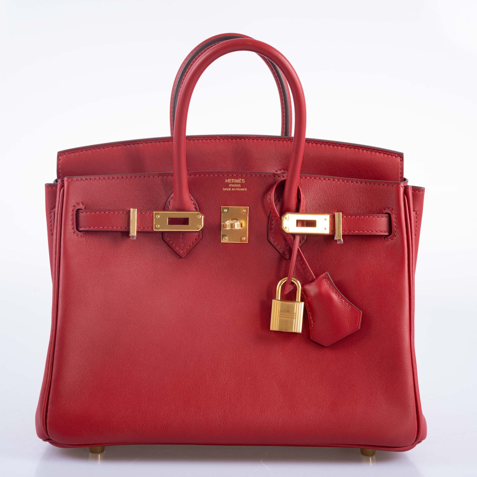Hermès Birkin 25 Rouge Pivoine Swift Gold Hardware