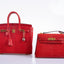 Hermès Birkin 25 Rouge Vif Salvator Lizard Gold Hardware