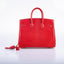 Hermès Birkin 25 Rouge Vif Salvator Lizard Gold Hardware
