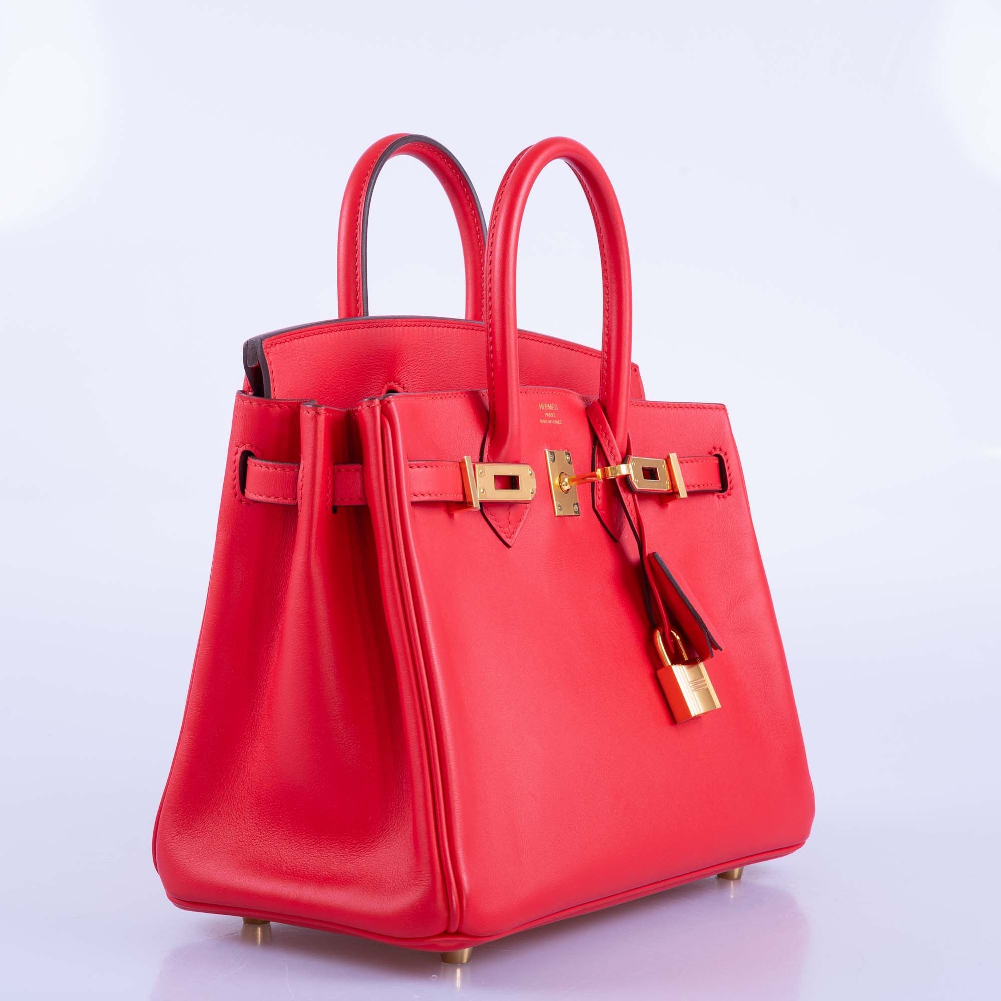 Hermès Birkin 25 Rouge de Coeur Veau Jonathan Gold Hardware