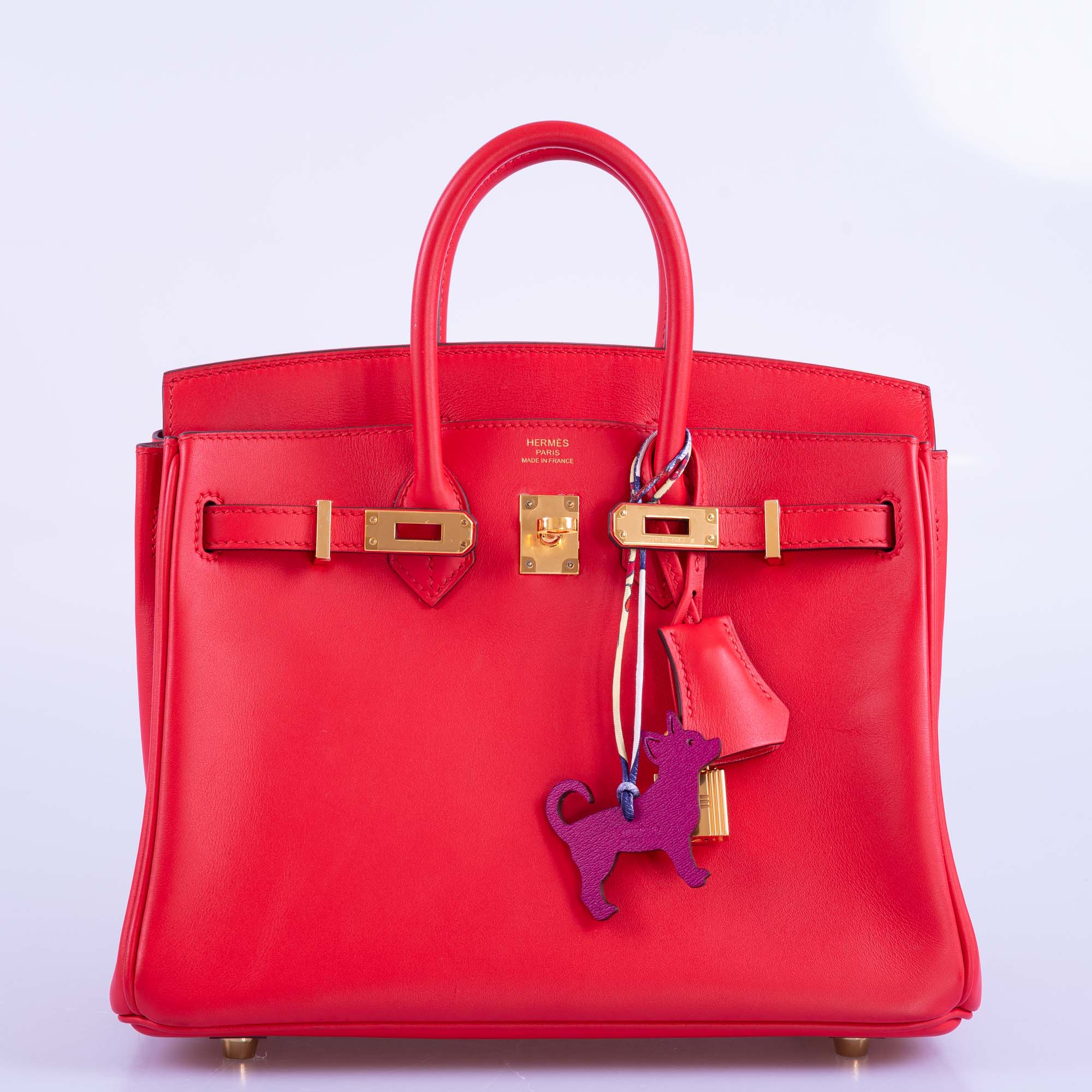 Hermès Birkin 25 Rouge de Coeur Veau Jonathan Gold Hardware