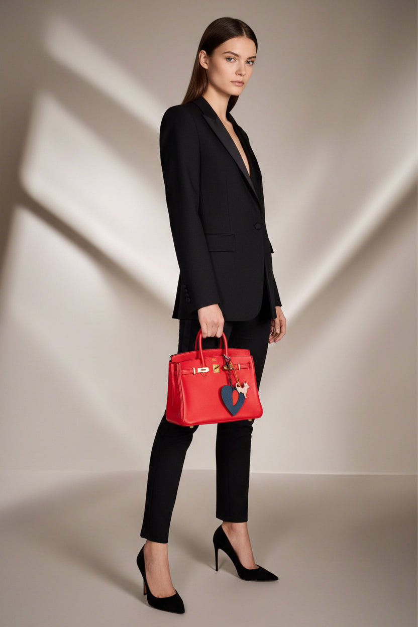 Hermès Birkin 25 Rouge de Coeur Veau Jonathan Gold Hardware