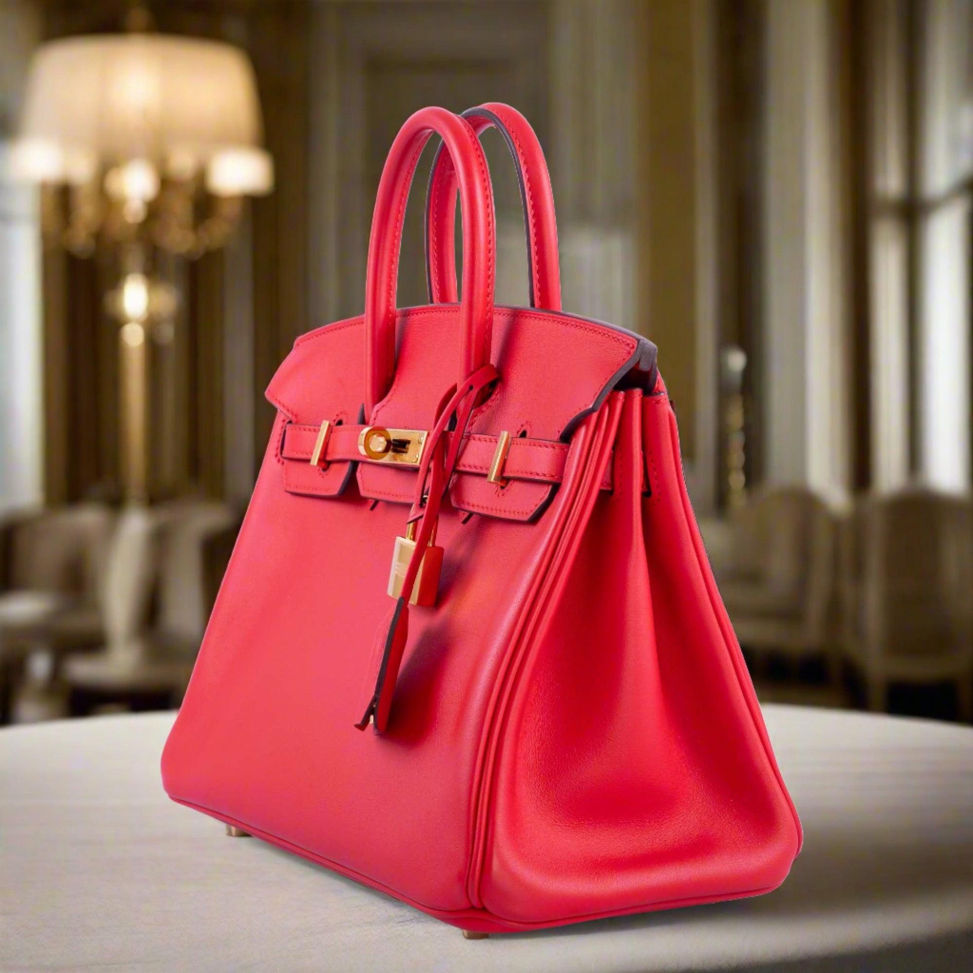 Hermès Birkin 25 Rouge de Coeur Veau Jonathan Gold Hardware