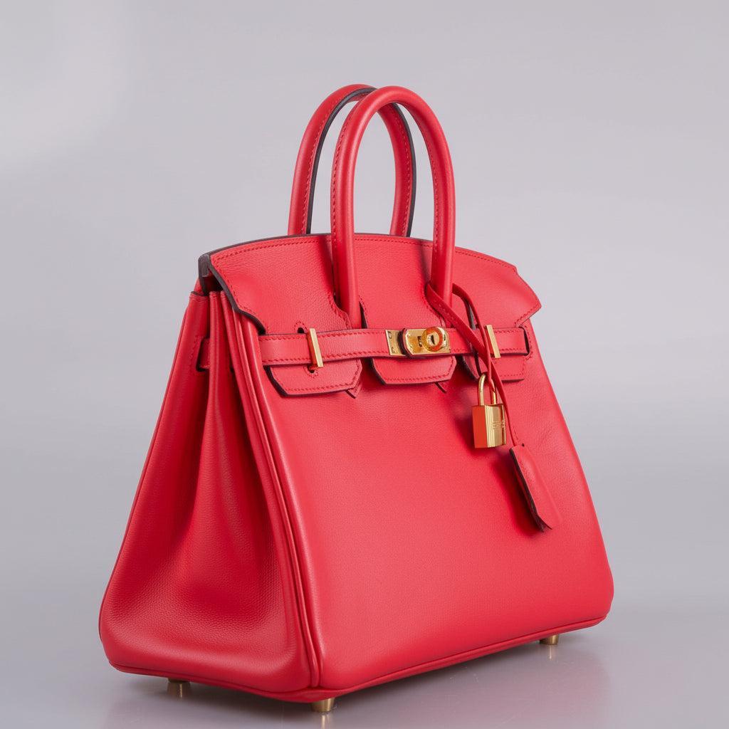 Hermès Birkin 25 Rouge de Coeur Veau Jonathan Gold Hardware