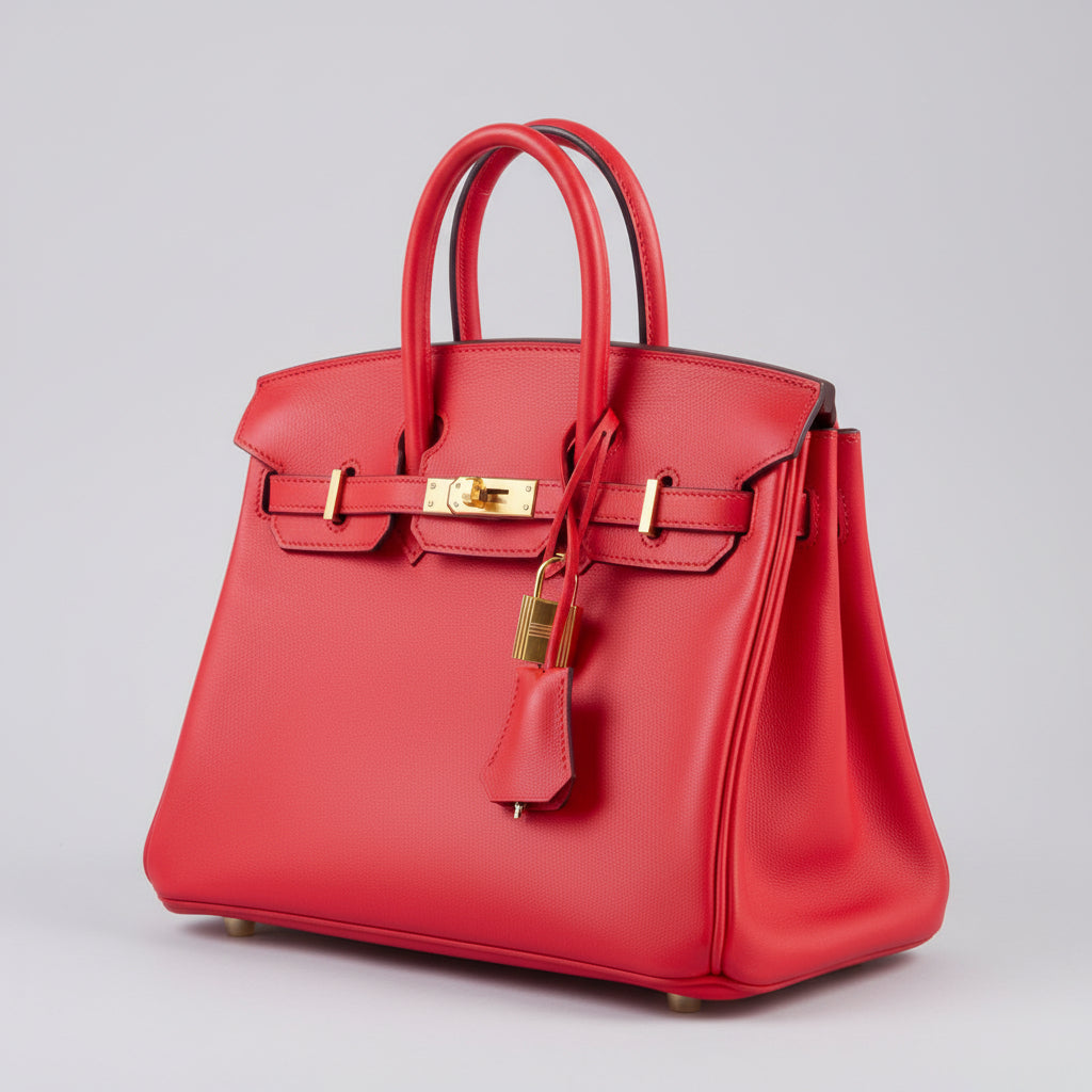 Hermès Birkin 25 Rouge de Coeur Veau Jonathan Gold Hardware