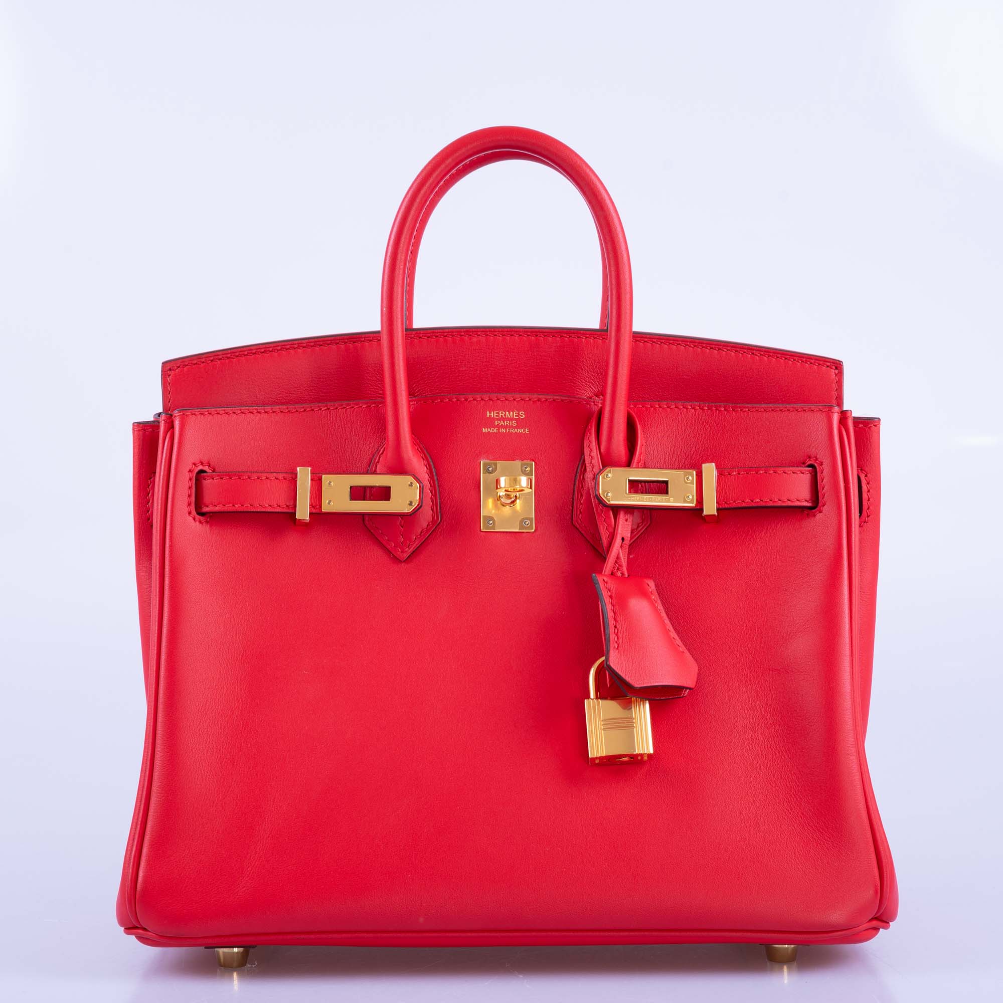 Hermès Birkin 25 Rouge de Coeur Veau Jonathan Gold Hardware