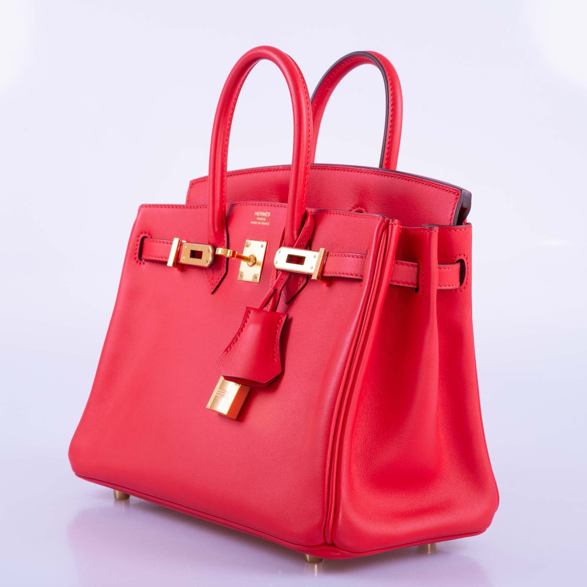 Hermès Birkin 25 Rouge de Coeur Veau Jonathan Gold Hardware