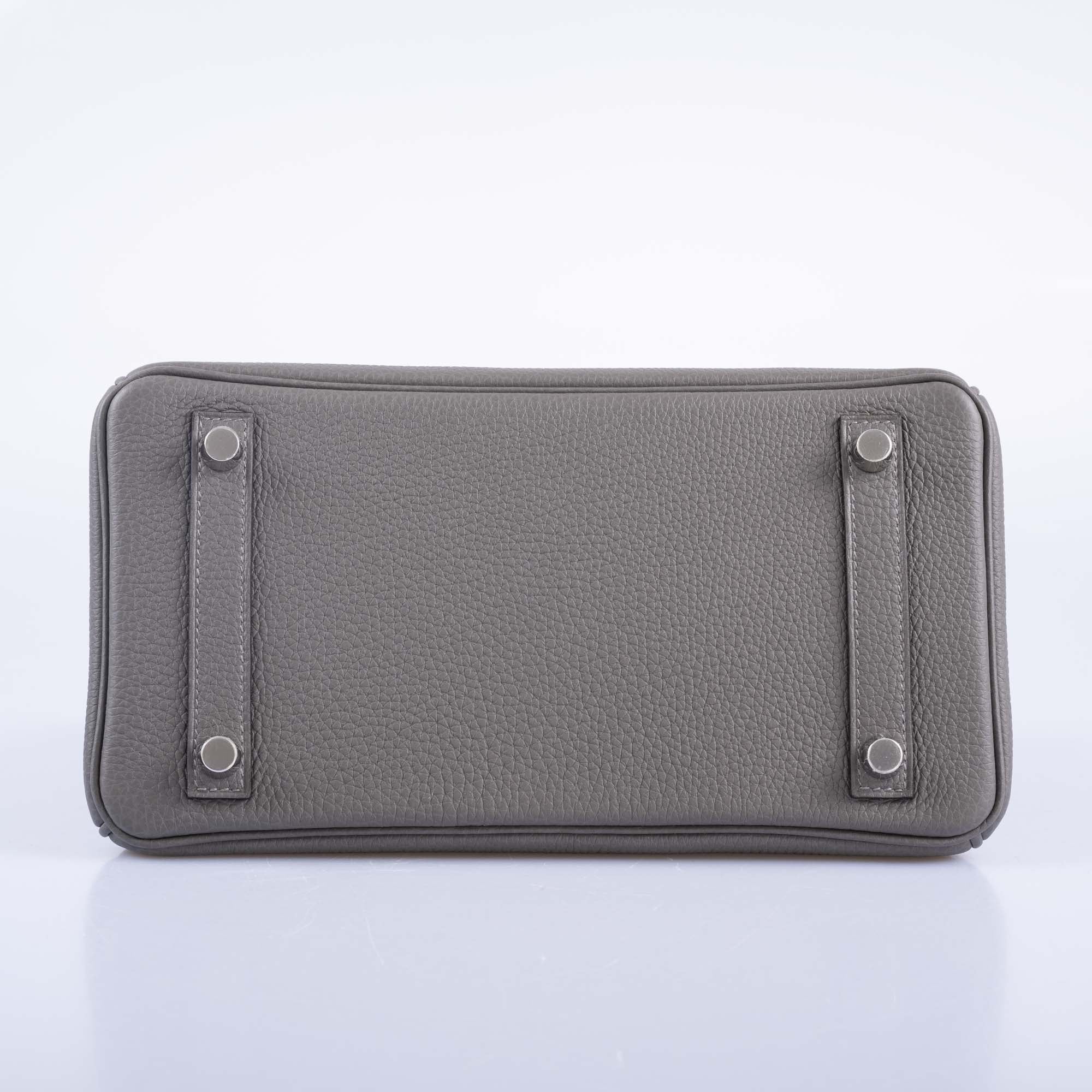 Hermès Birkin 25 Touch Gris Meyer Togo Gris Cement Matte Alligator Palladium Hardware