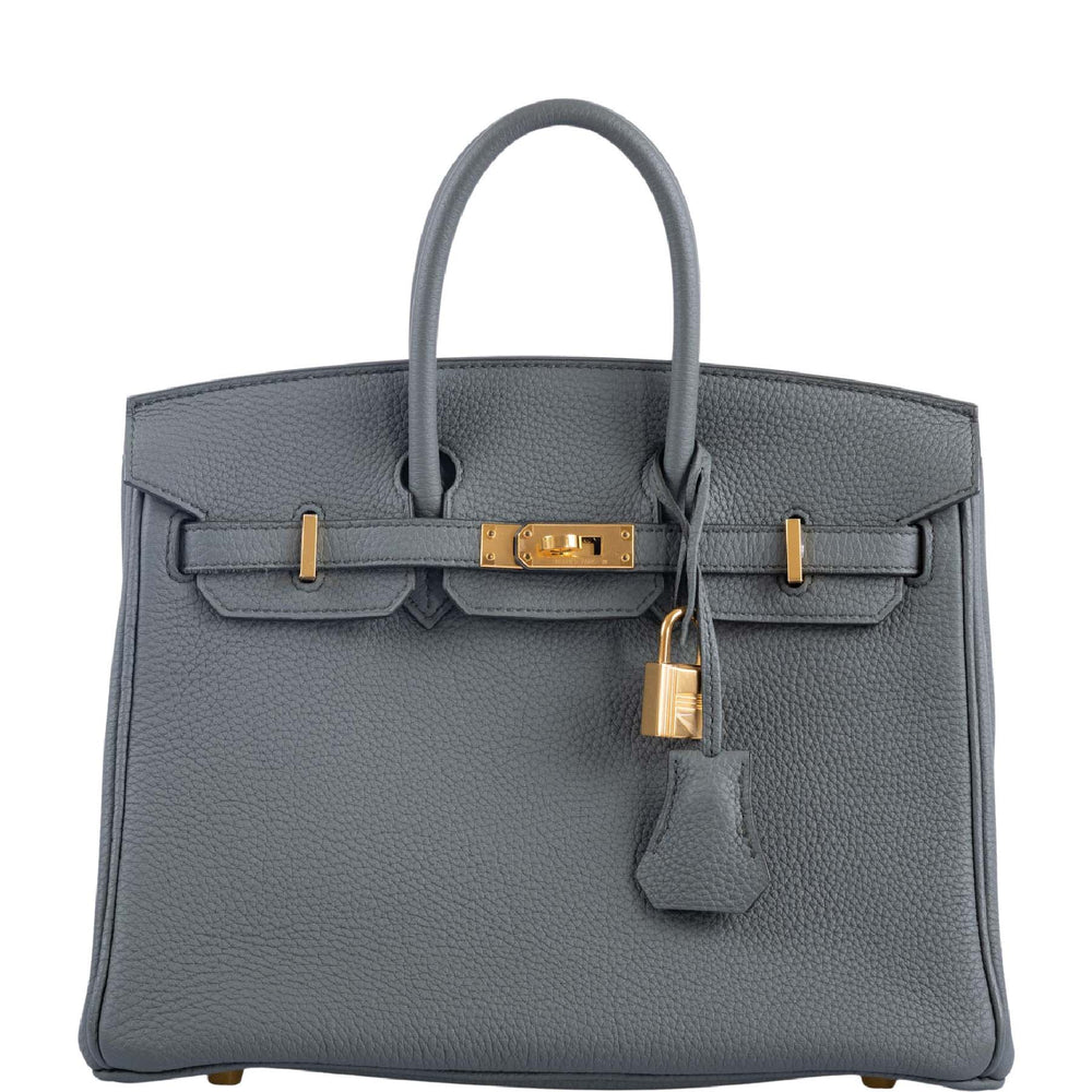 Hermès Birkin 25 Vert Amande Togo Gold Hardware
