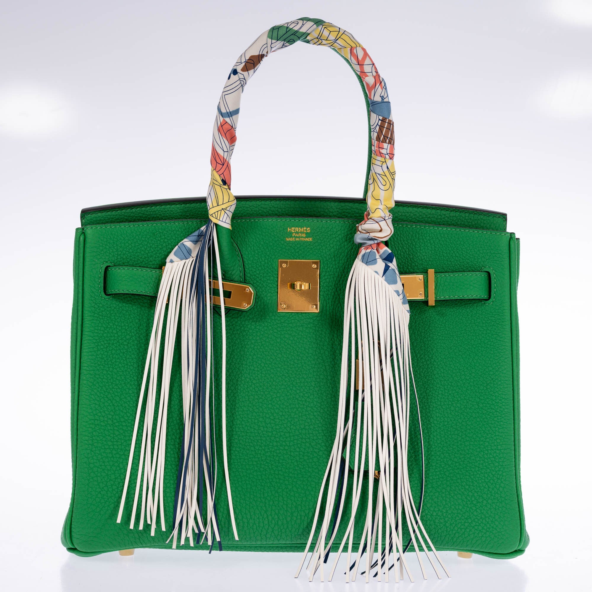 Hermès Birkin 30 Bambou Green Togo Gold Hardware