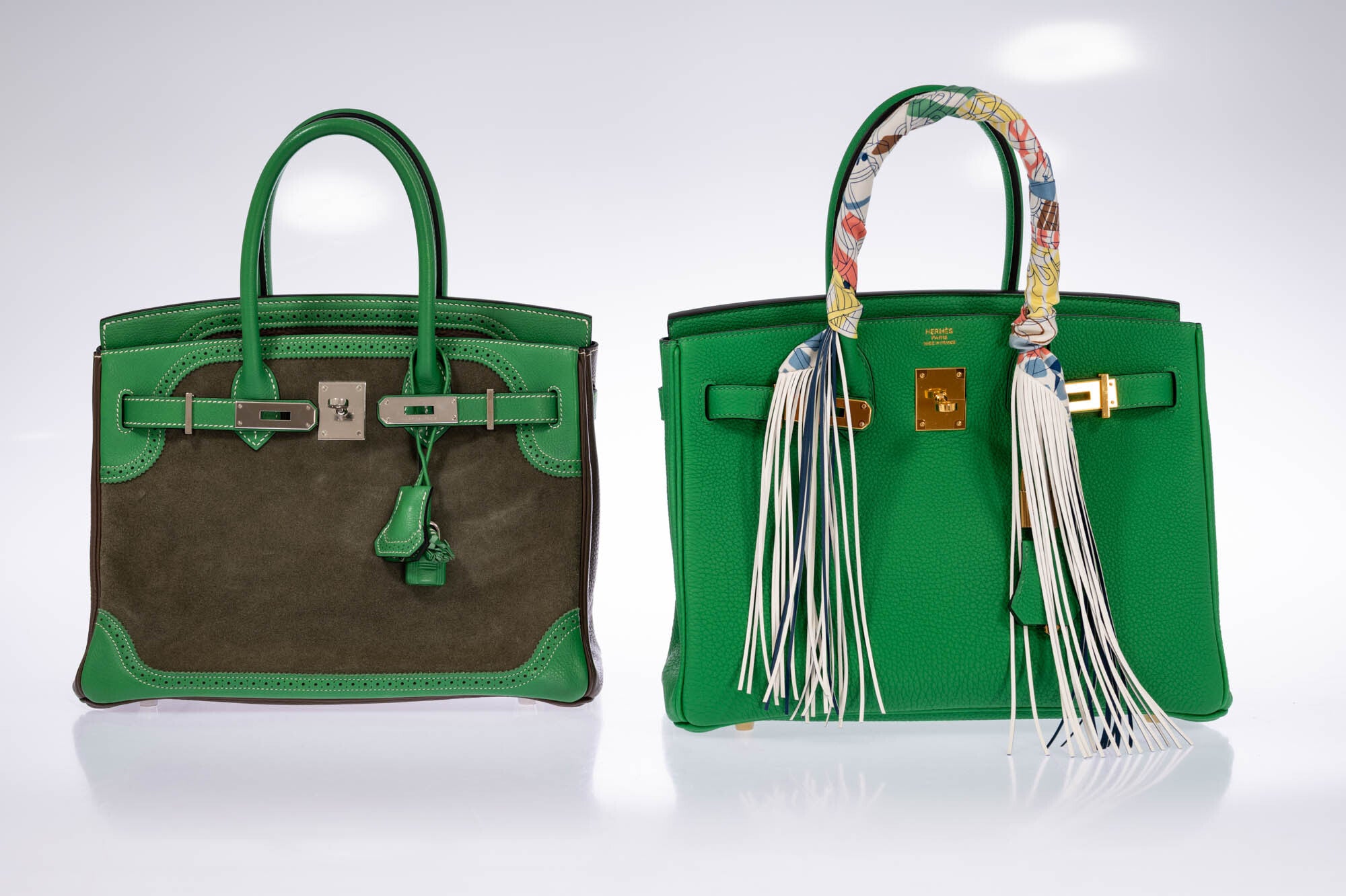 Hermès Birkin 30 Bambou Green Togo Gold Hardware