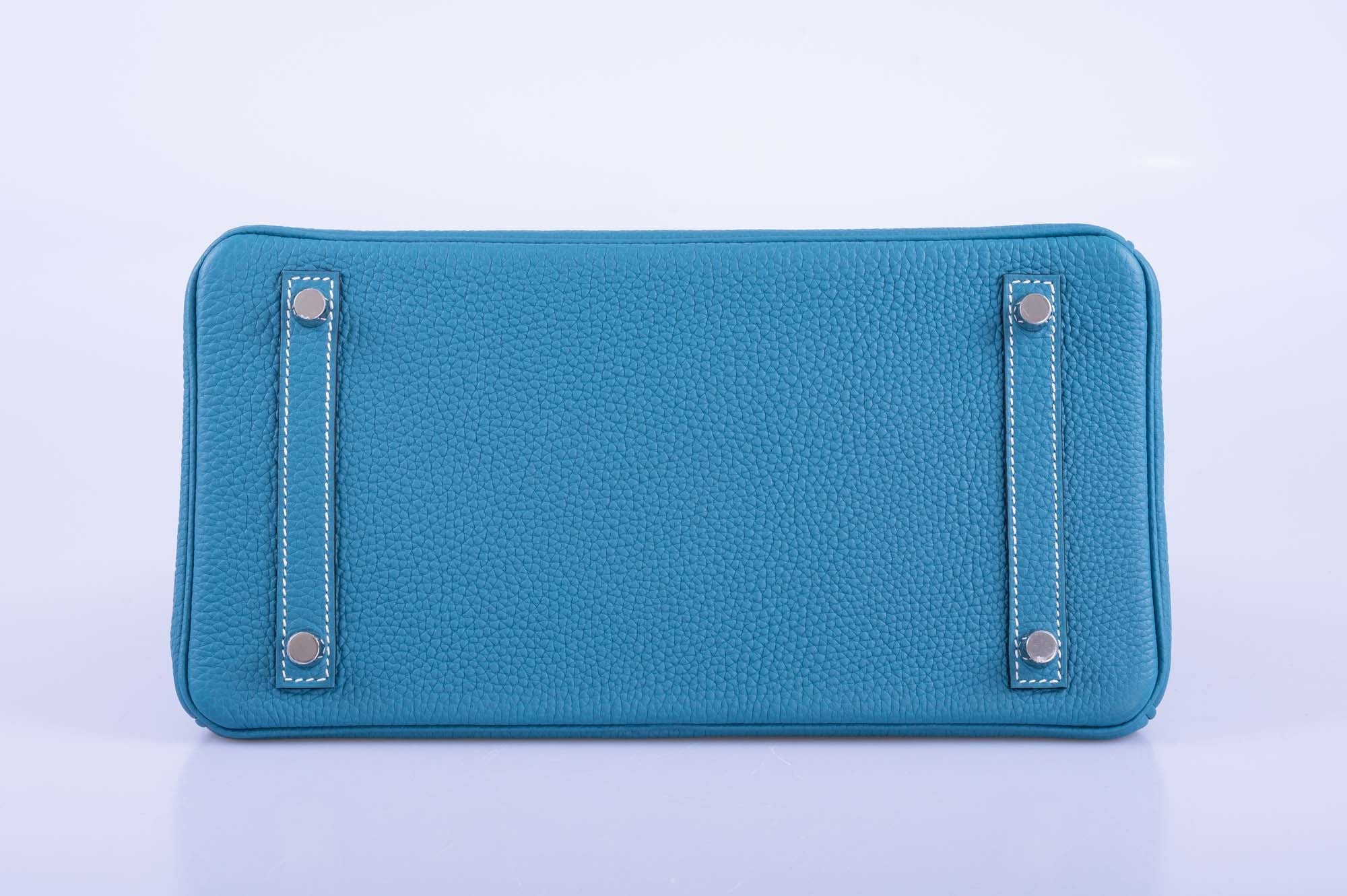 Hermès Birkin 30 Bleu Jean Togo Palladium Hardware