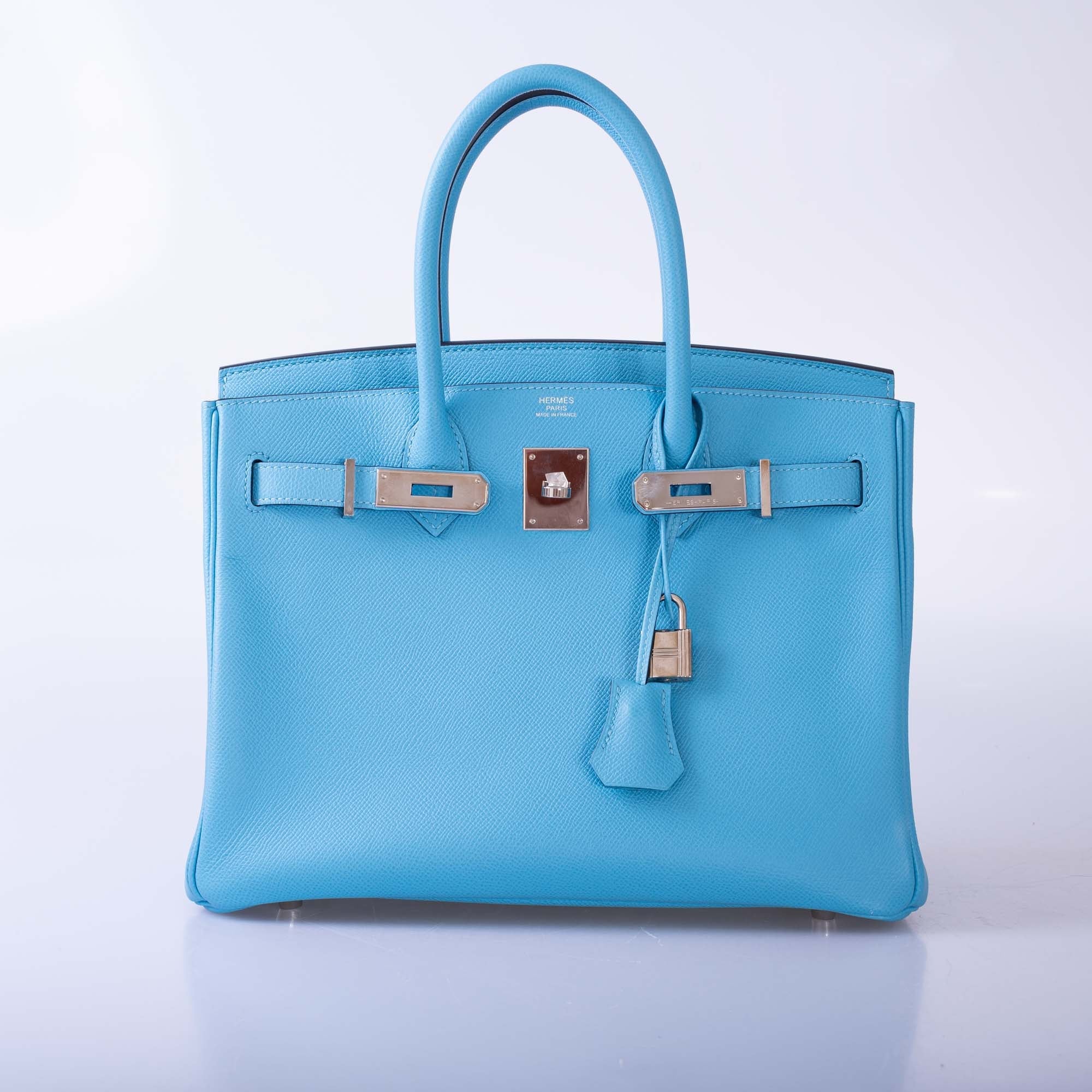 Hermès Birkin 30 Bleu du Nord Epsom Palladium Hardware | JANEFINDS