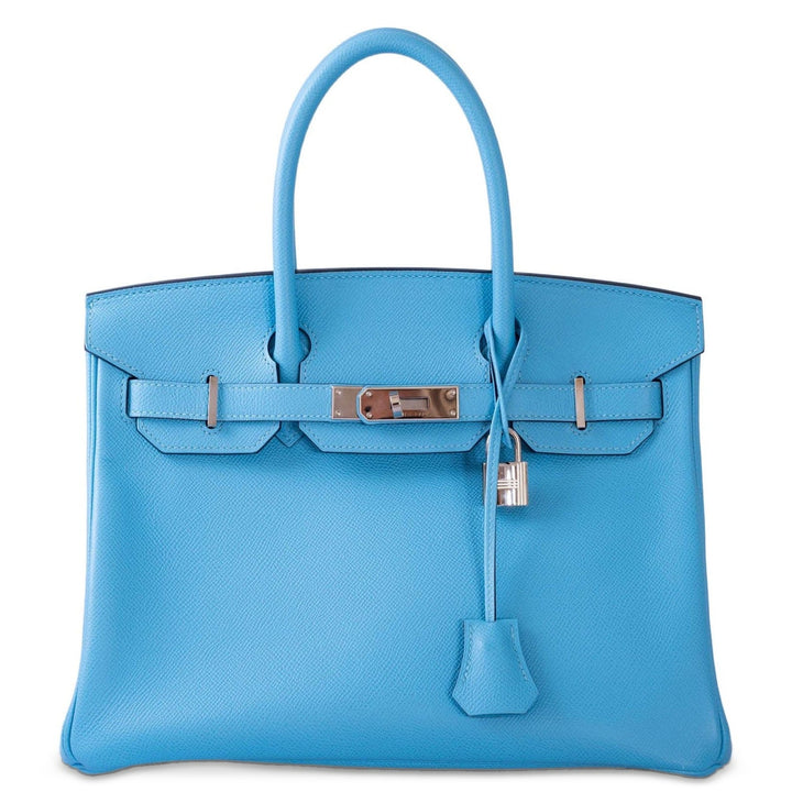 Hermès Birkin 30 Bleu du Nord Epsom Palladium Hardware