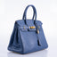 Hermès Birkin 30 Blue De Galice Clemence with Gold Hardware