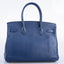 Hermès Birkin 30 Blue De Galice Clemence with Gold Hardware