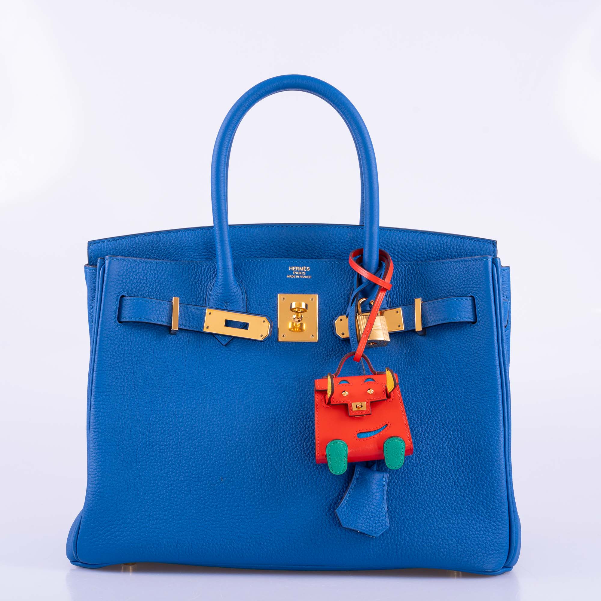 Hermès Birkin 30 Blue France Togo Gold Hardware