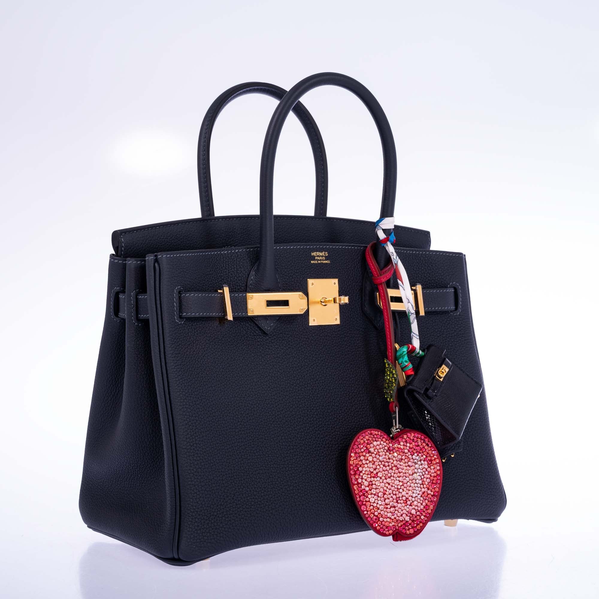 Hermès Birkin 30 Caban Black Togo Gold Hardware