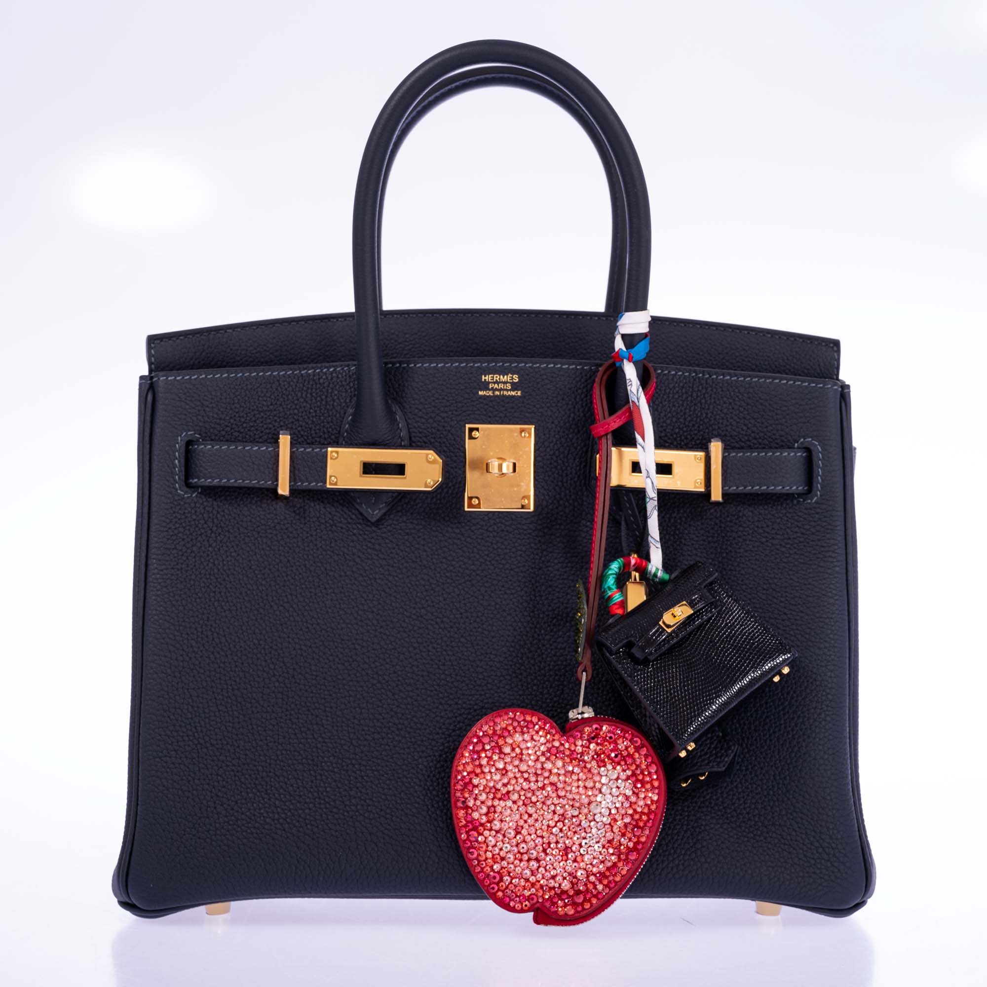 Hermès Birkin 30 Caban Black Togo Gold Hardware