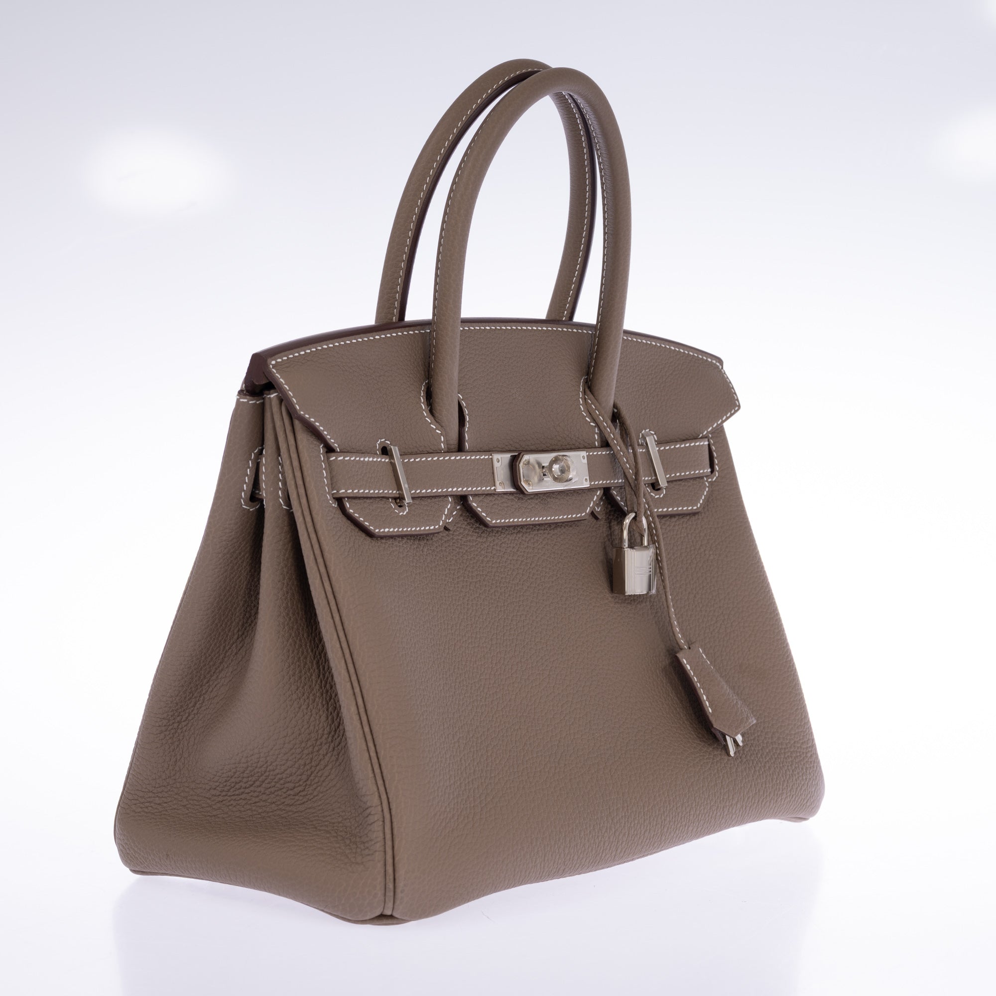 Hermès Birkin 30 Étoupe Togo Palladium Hardware