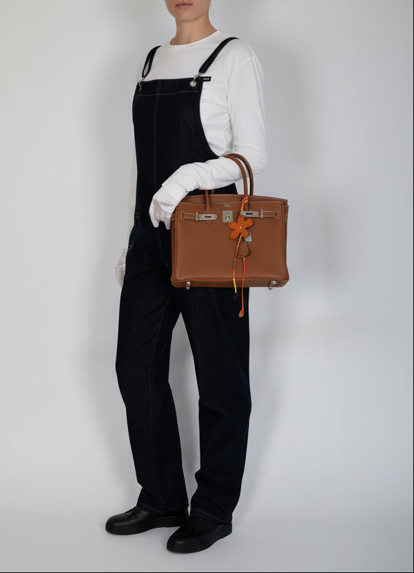 Hermès Birkin 30 Gold Togo Palladium Hardware