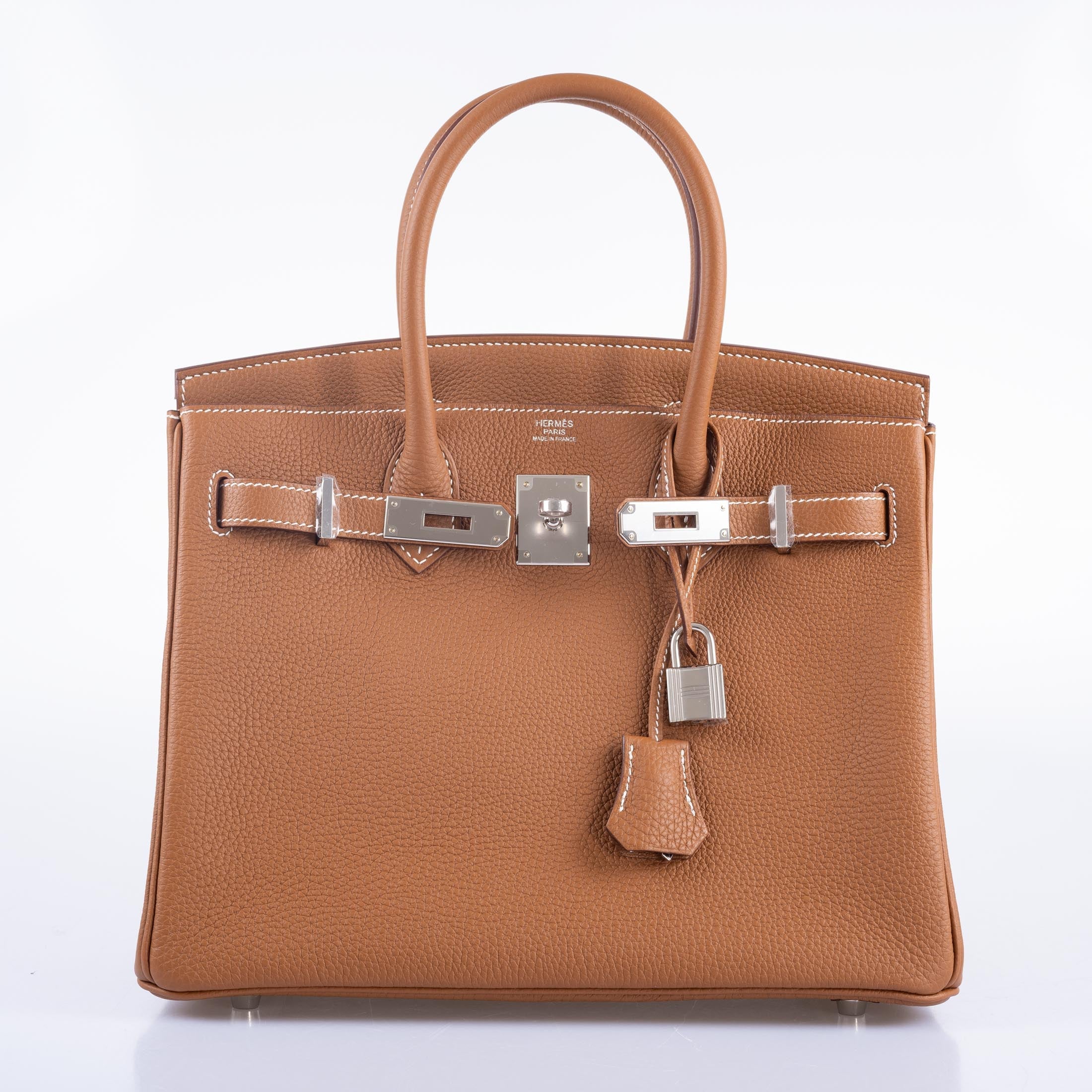 Hermès Birkin 30 Gold Togo Palladium Hardware