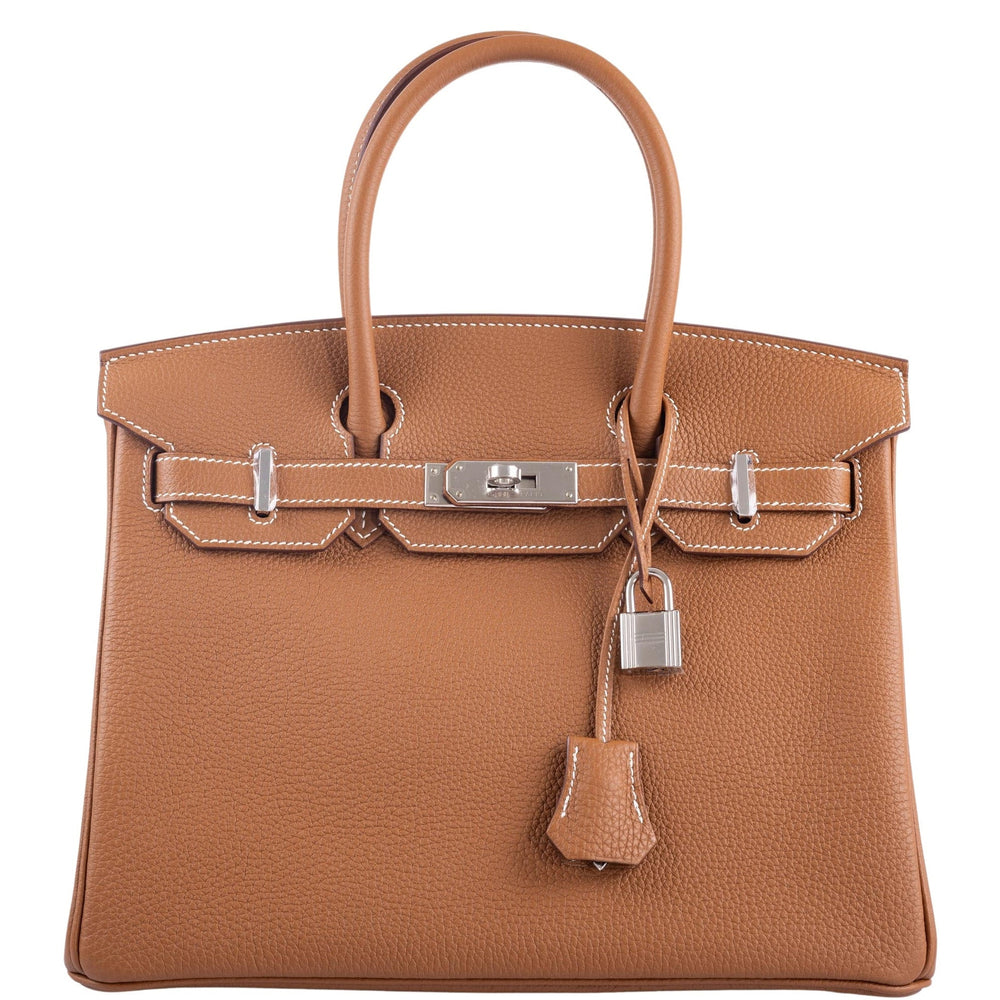 Hermès Birkin 30 Gold Togo Palladium Hardware