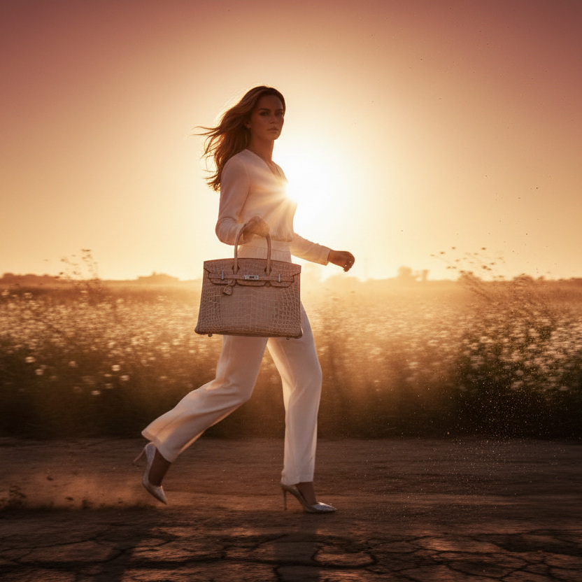 Hermès Birkin 30 Gris Cendre Himalaya Matte Niloticus Crocodile 18K White Gold and Diamond Hardware
