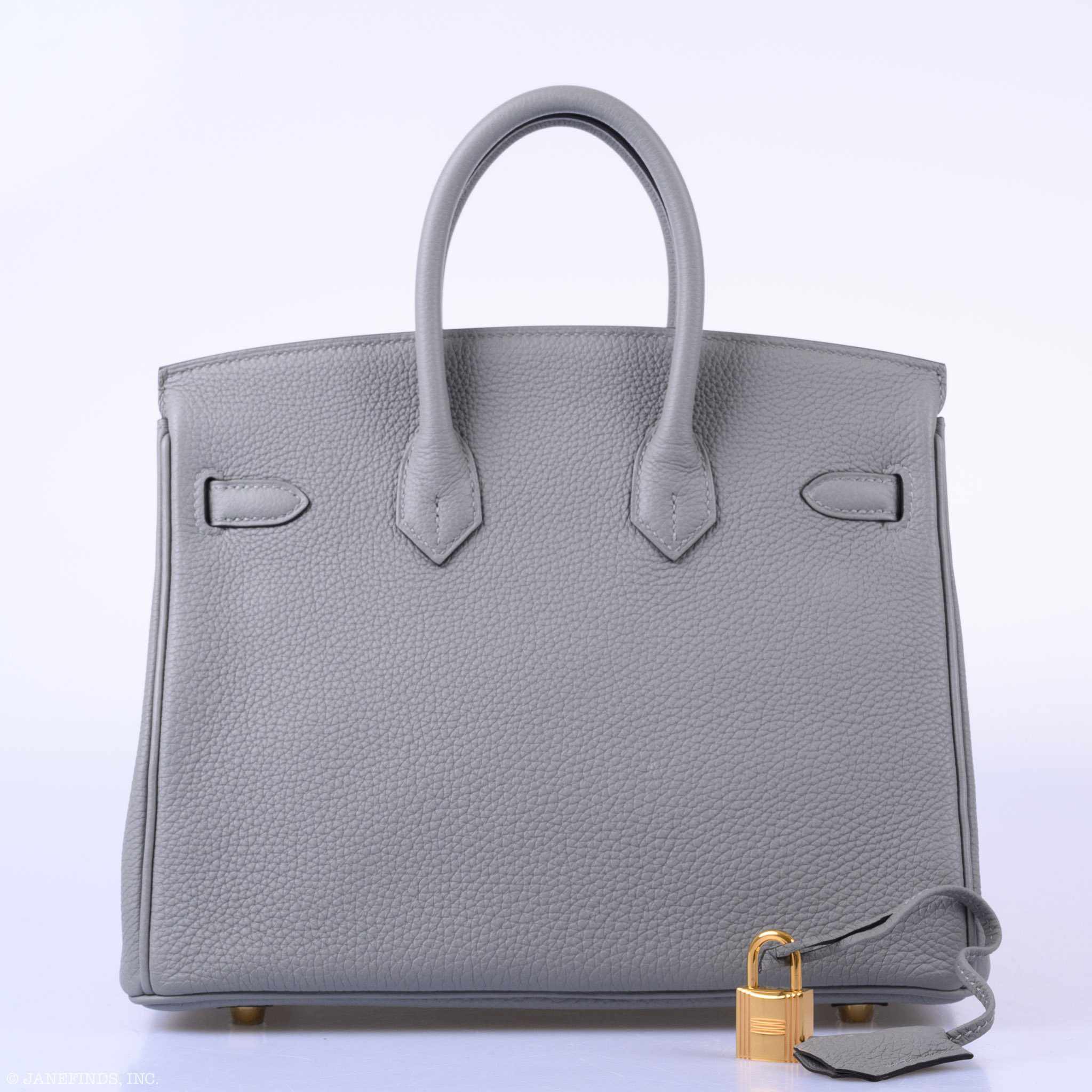 Hermès Birkin 30 Gris Mouette Togo Gold Hardware