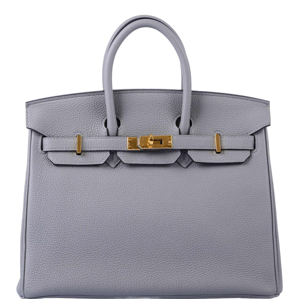 Hermès Birkin 30 Gris Mouette Togo Gold Hardware