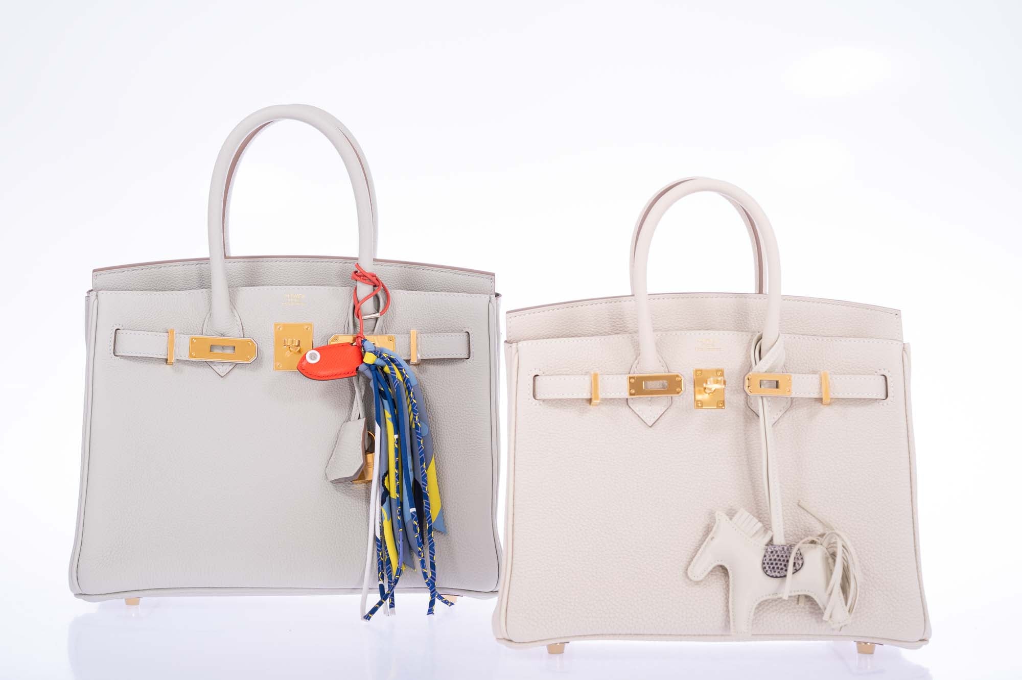 Hermès Birkin 30 Gris Perle Togo Gold Hardware