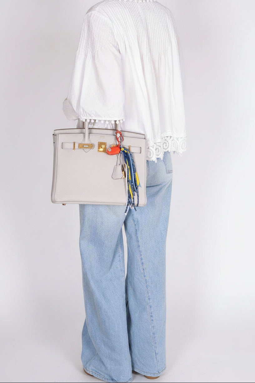 Hermès Birkin 30 Gris Perle Togo Gold Hardware