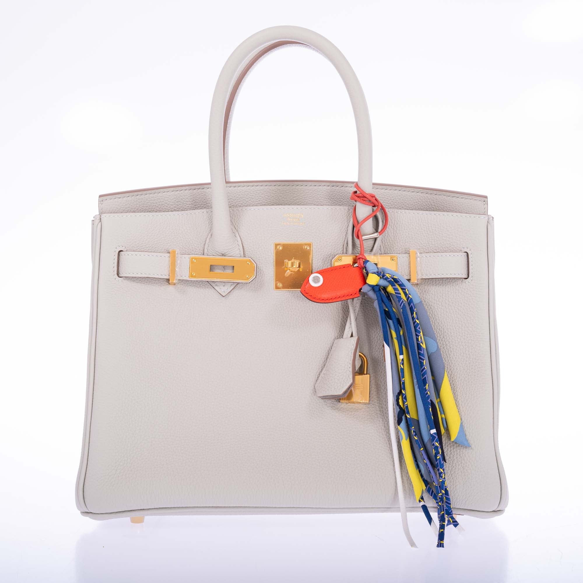 Hermès Birkin 30 Gris Perle Togo Gold Hardware