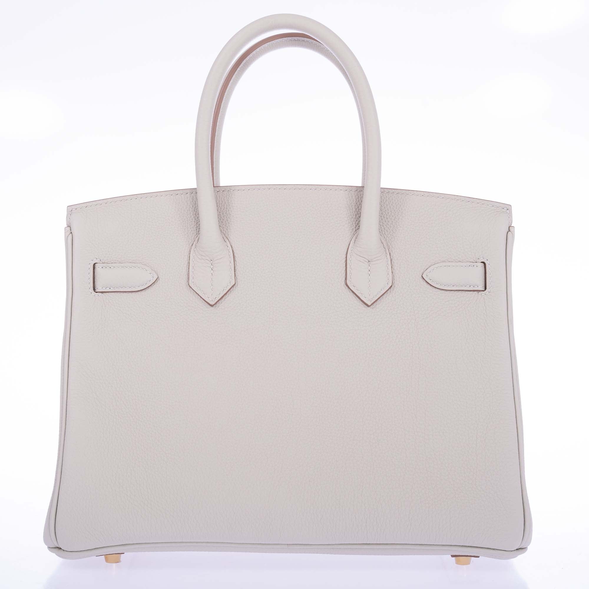 Hermès Birkin 30 Gris Perle Togo Gold Hardware