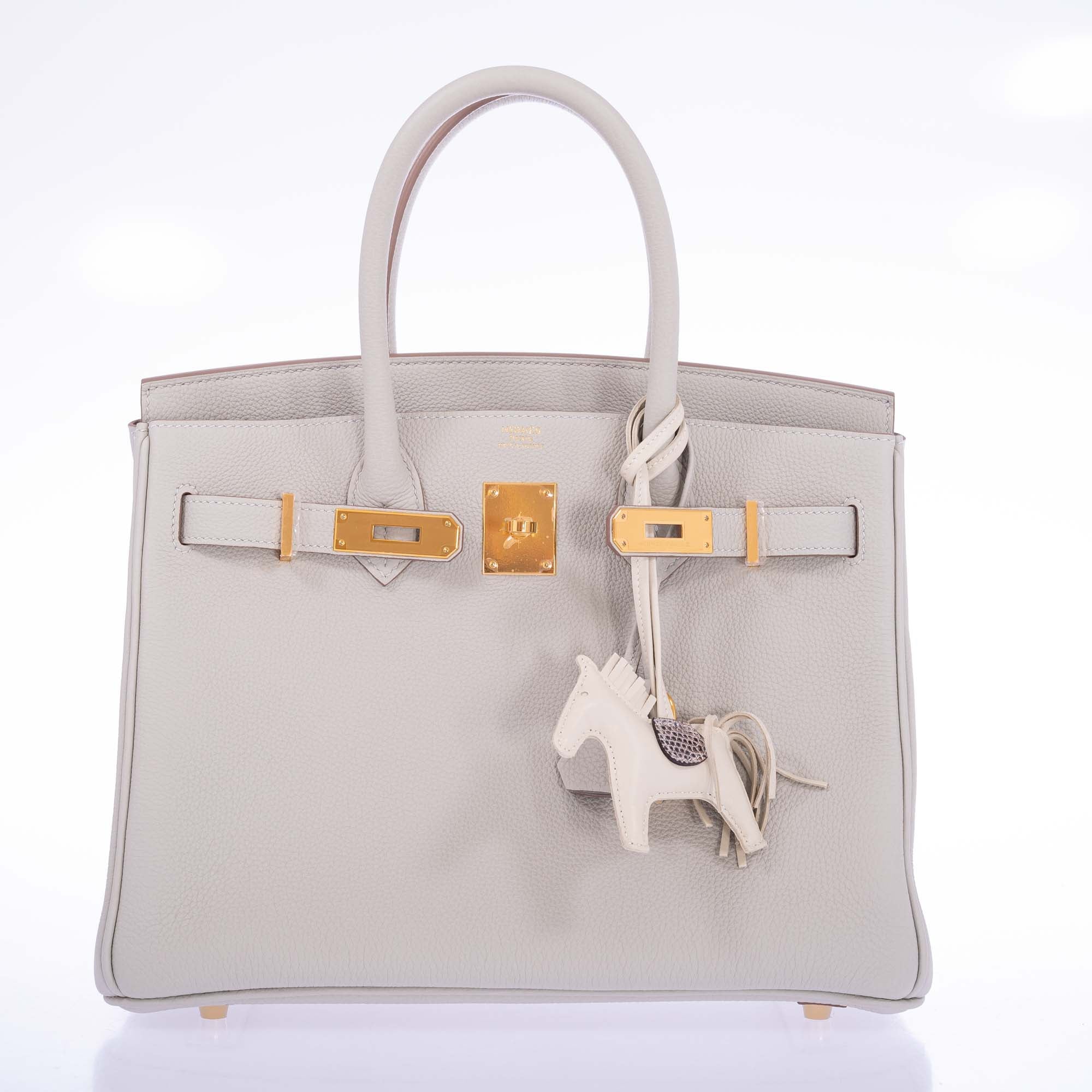 Hermès Birkin 30 Gris Perle Togo Gold Hardware