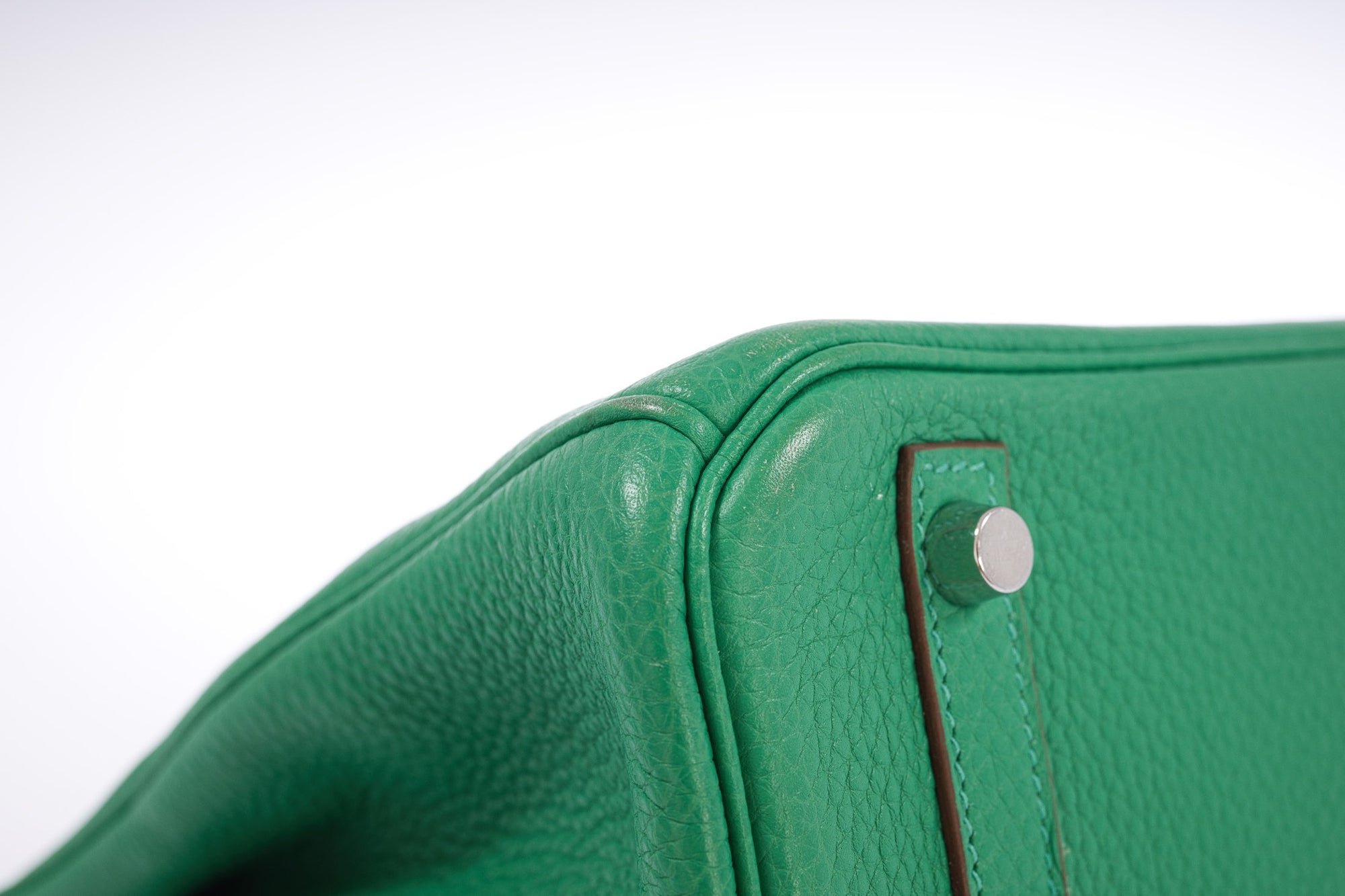 Hermès Birkin 30 Menthe Clemence with Palladium Hardware