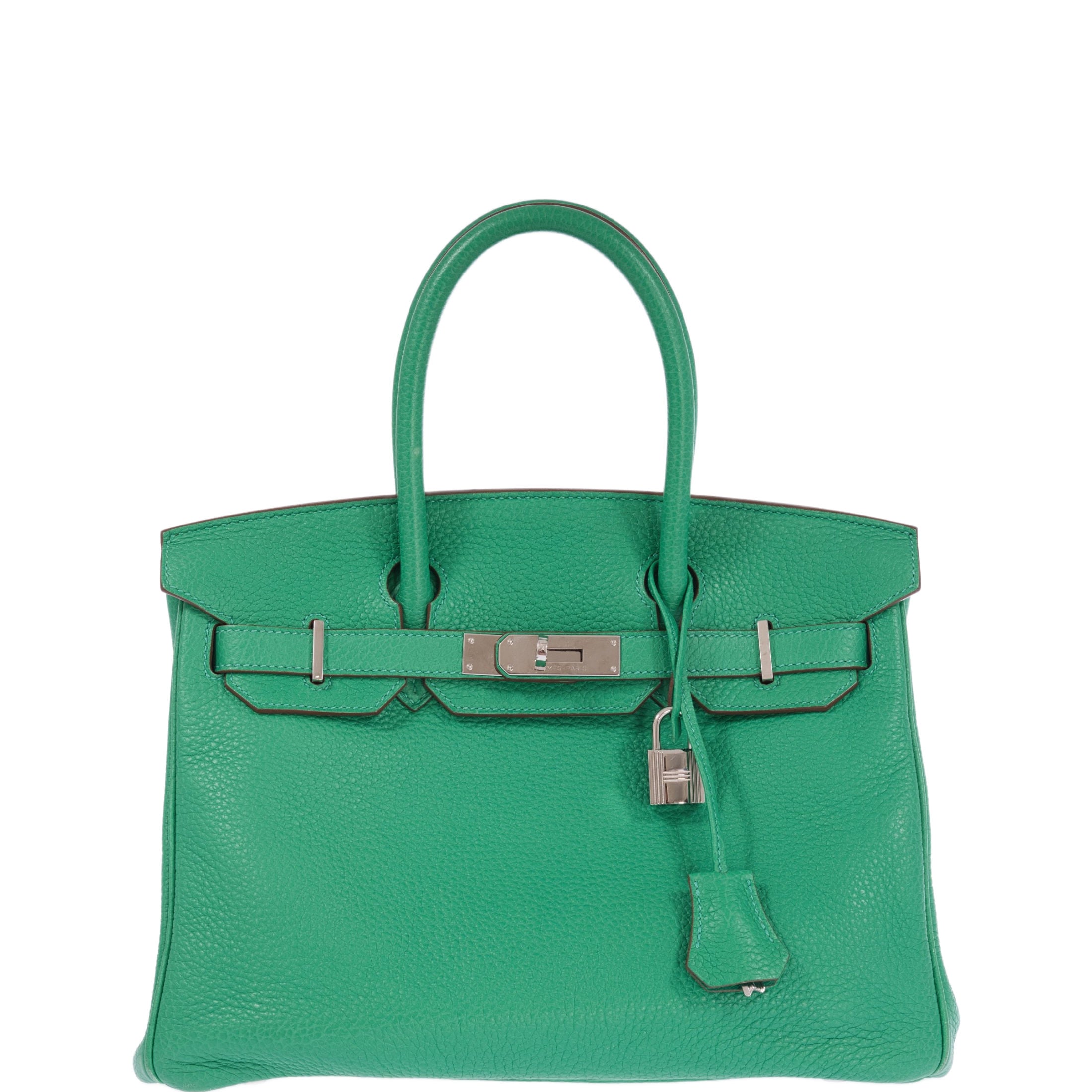 Hermès Birkin 30 Menthe Clemence with Palladium Hardware