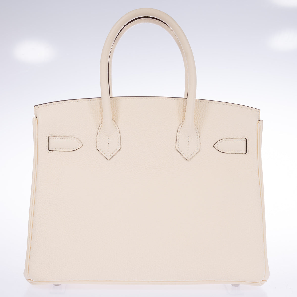 Hermès Birkin 30 Nata Togo Palladium Hardware, back view