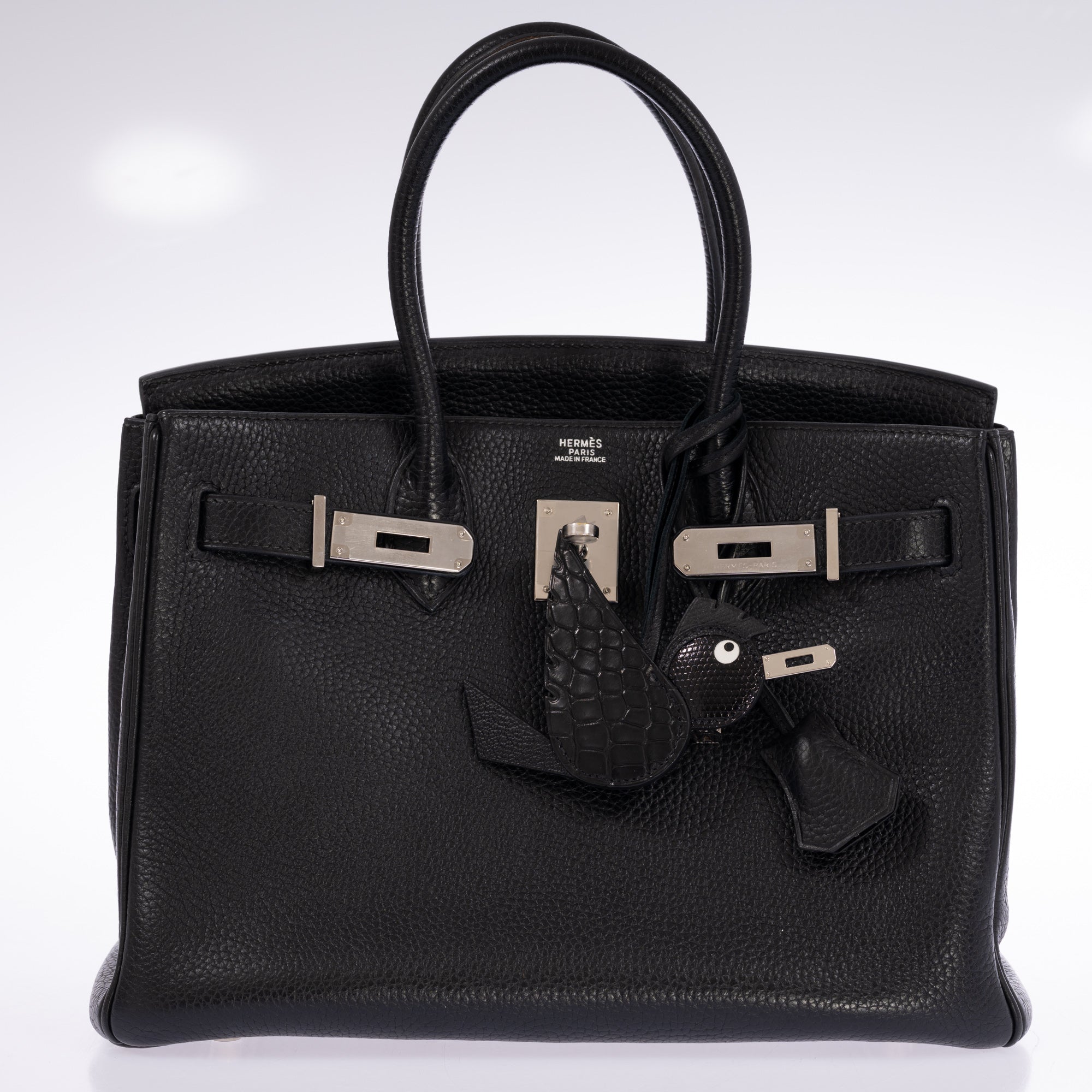 Hermès Birkin 30 Noir Togo Palladium Hardware