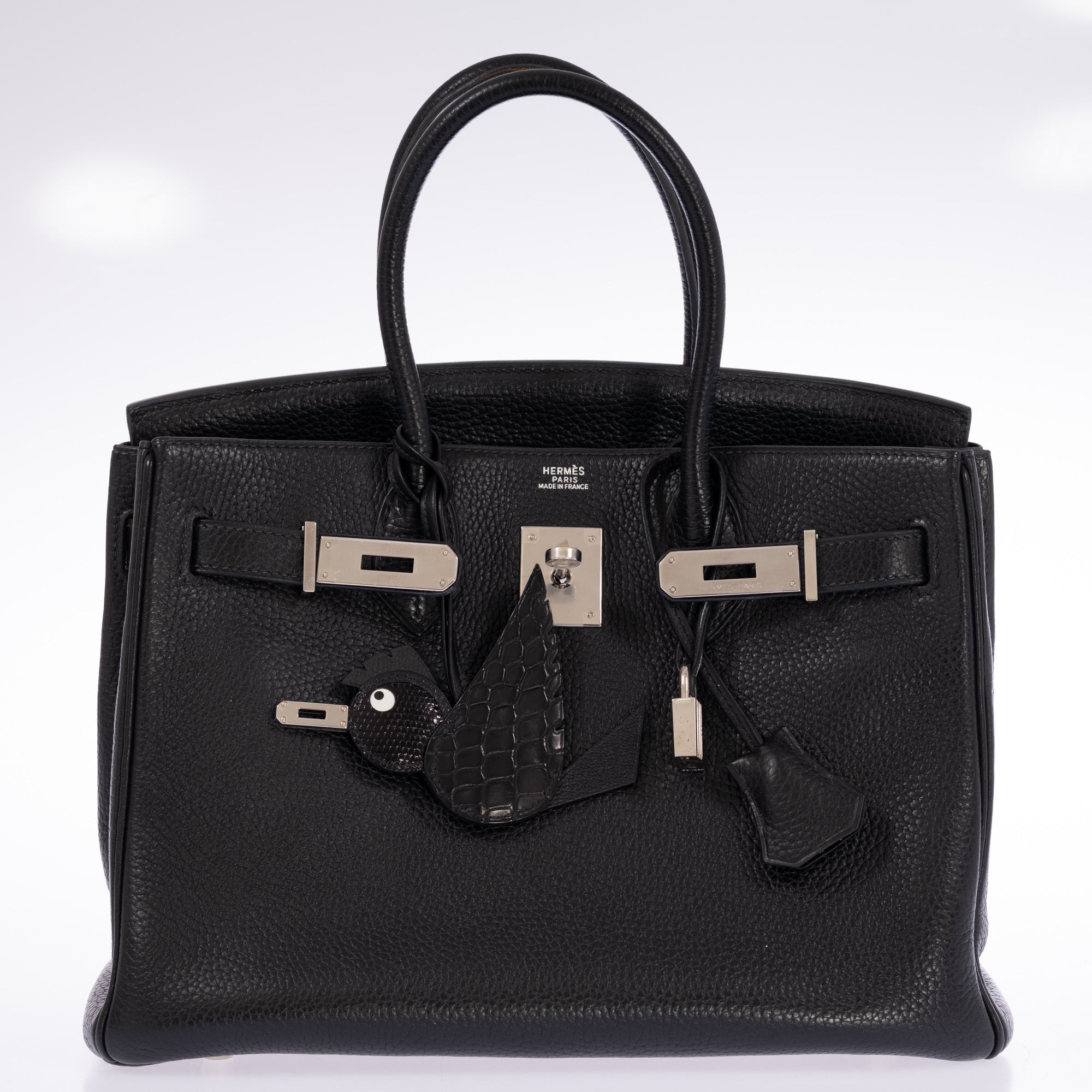 Hermès Birkin 30 Noir Togo Palladium Hardware
